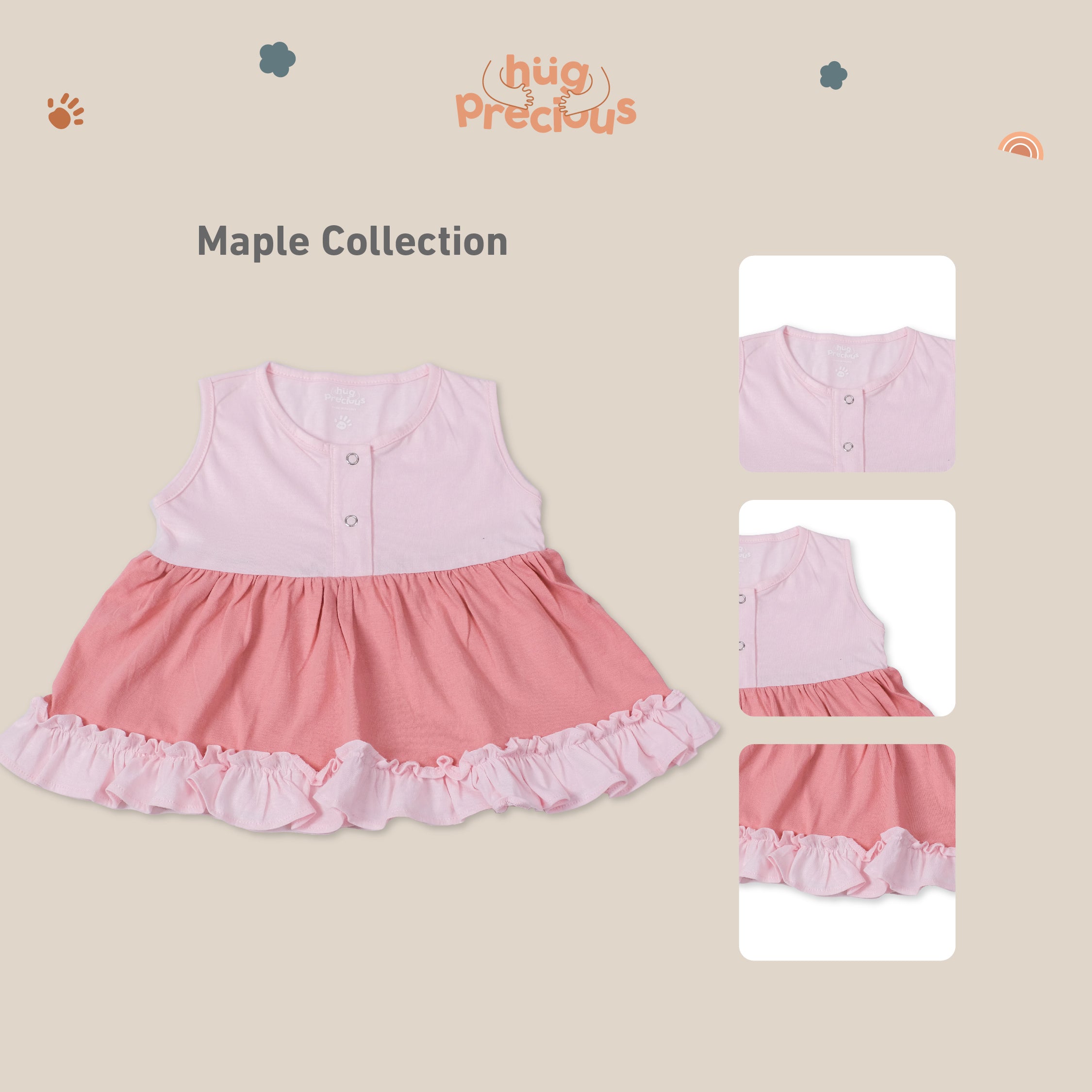 Maple Short Sleeveless Dress