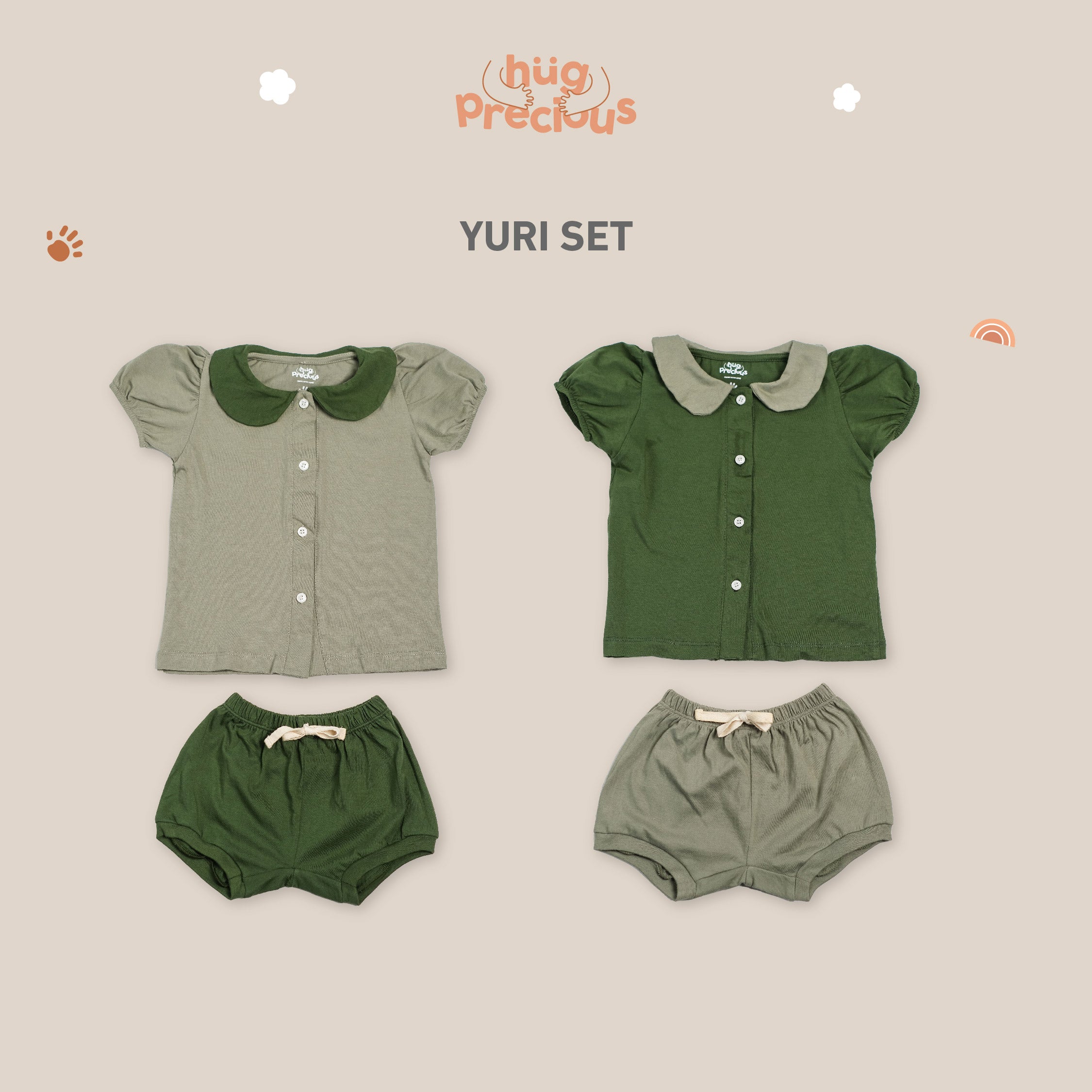Short Playsuit YURI SET Modal Cotton Ramadan Collection