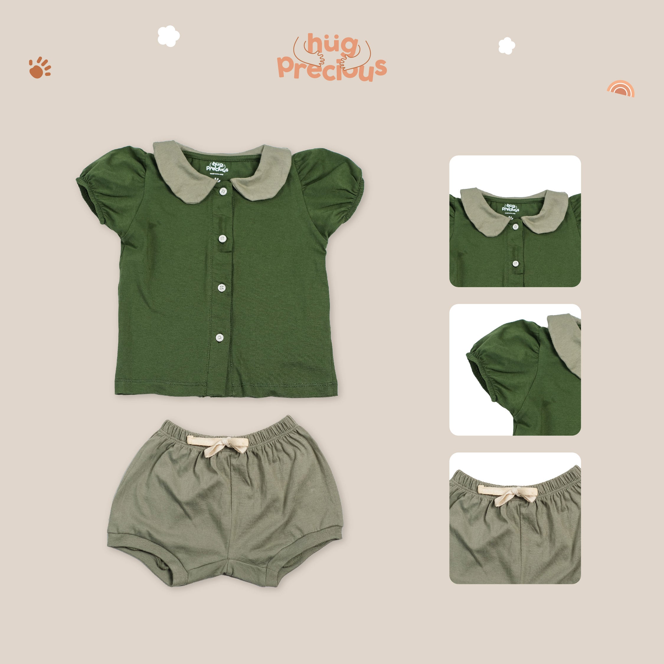 Short Playsuit YURI SET Modal Cotton Ramadan Collection
