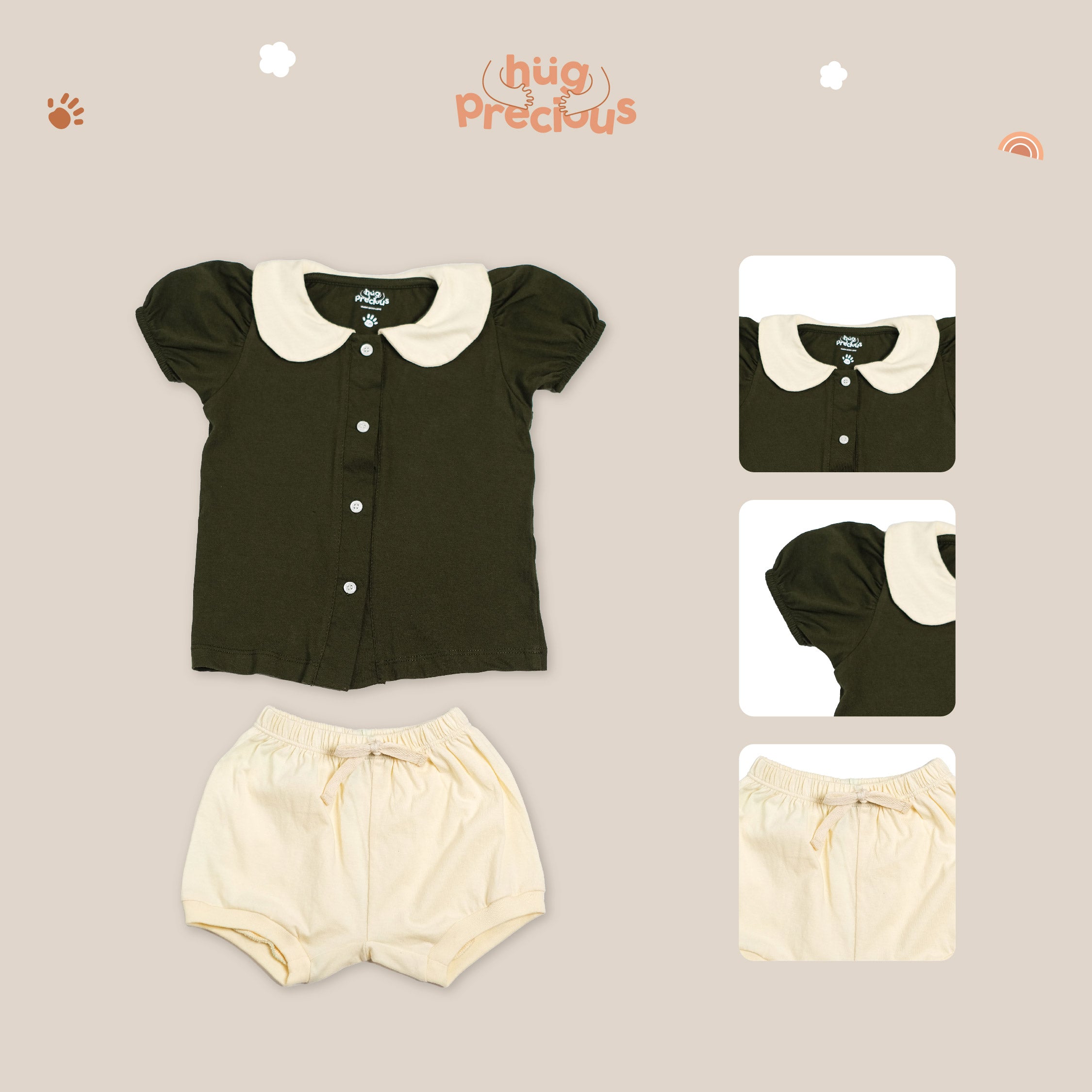 Short Playsuit YURI SET Modal Cotton Ramadan Collection