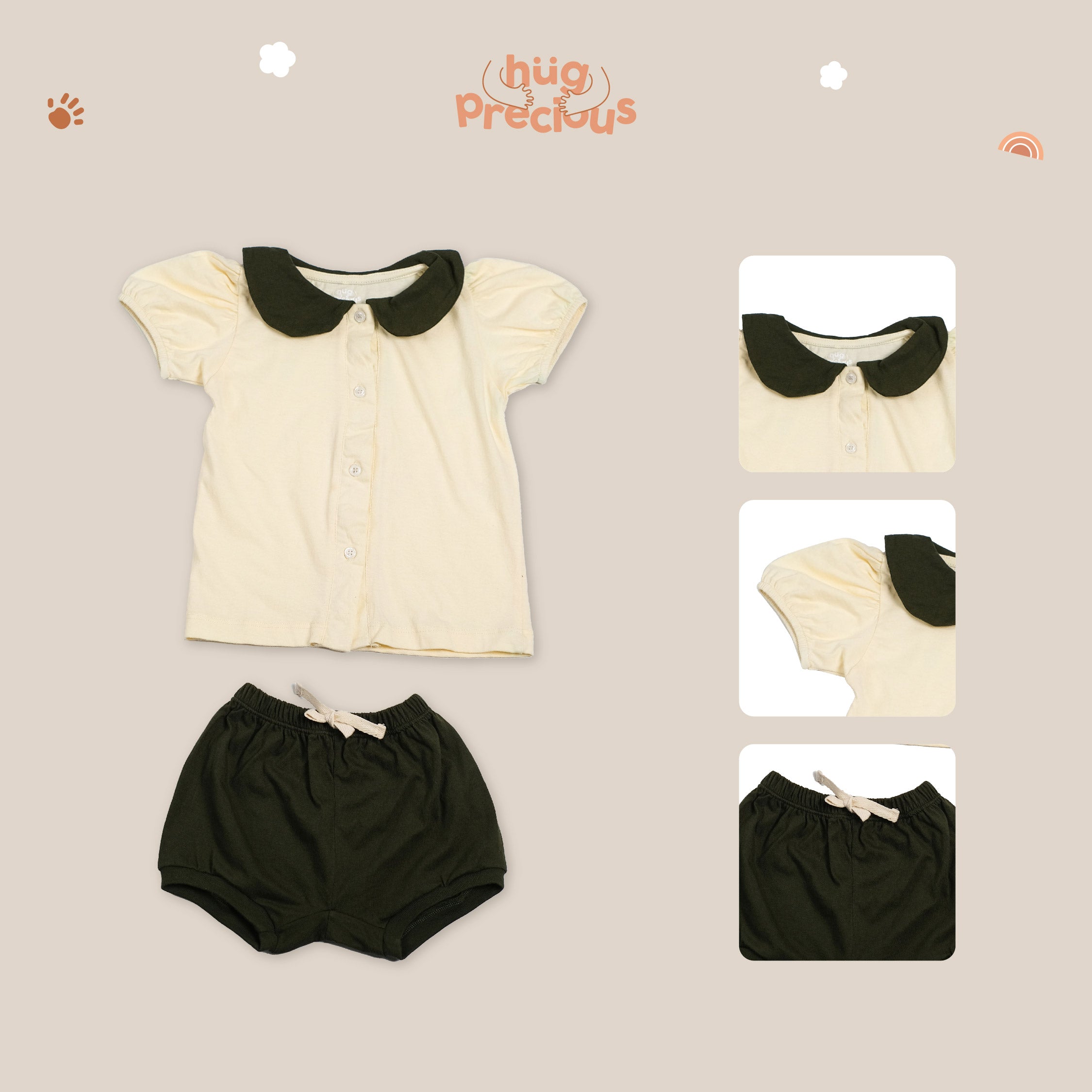 Short Playsuit YURI SET Modal Cotton Ramadan Collection