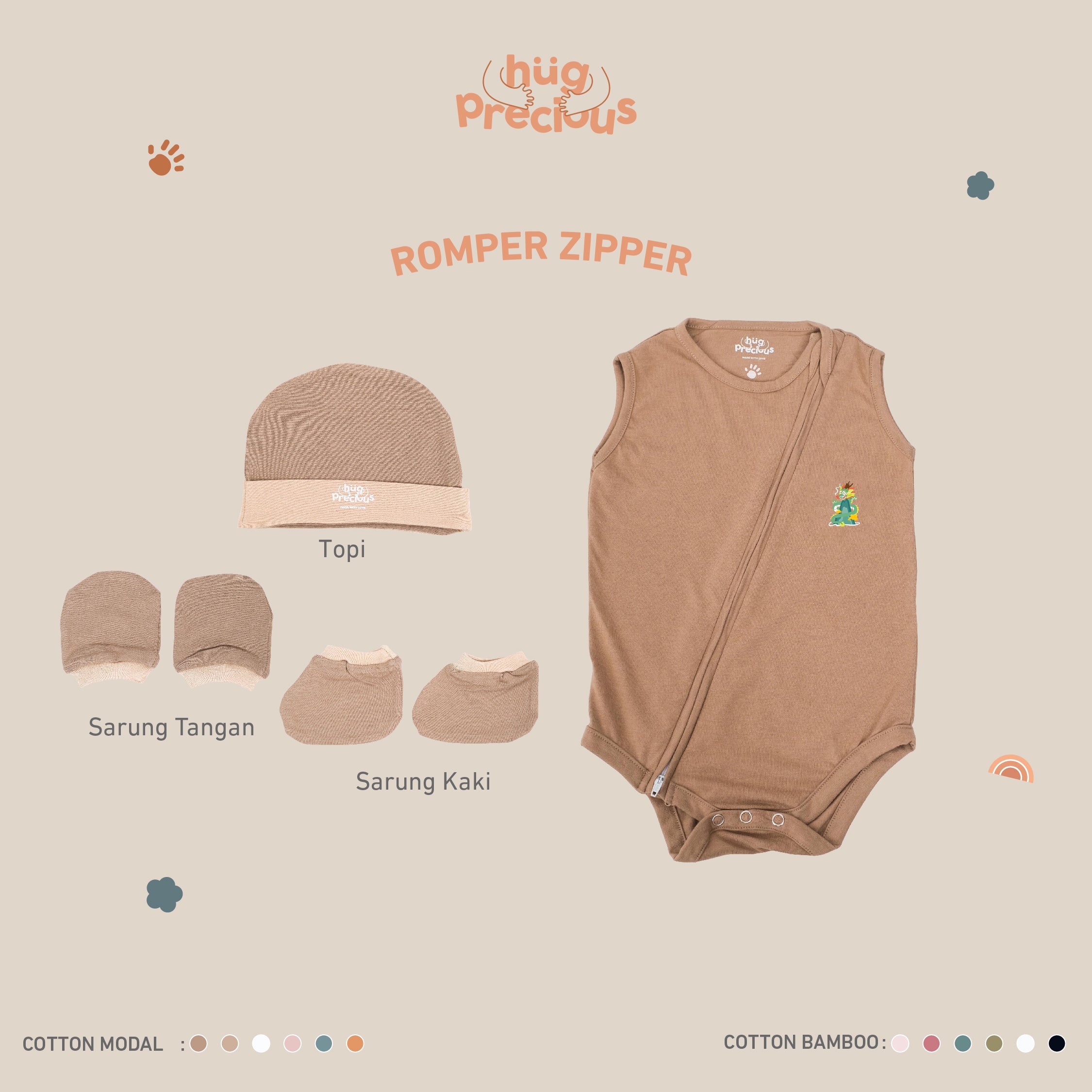 PROMO BUNDLE: Romper Zipper Lushen