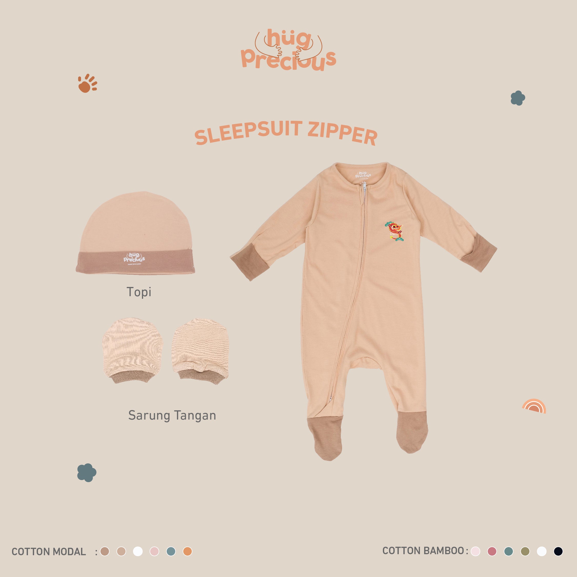 PROMO BUNDLE: Sleepsuit Zipper Fulong