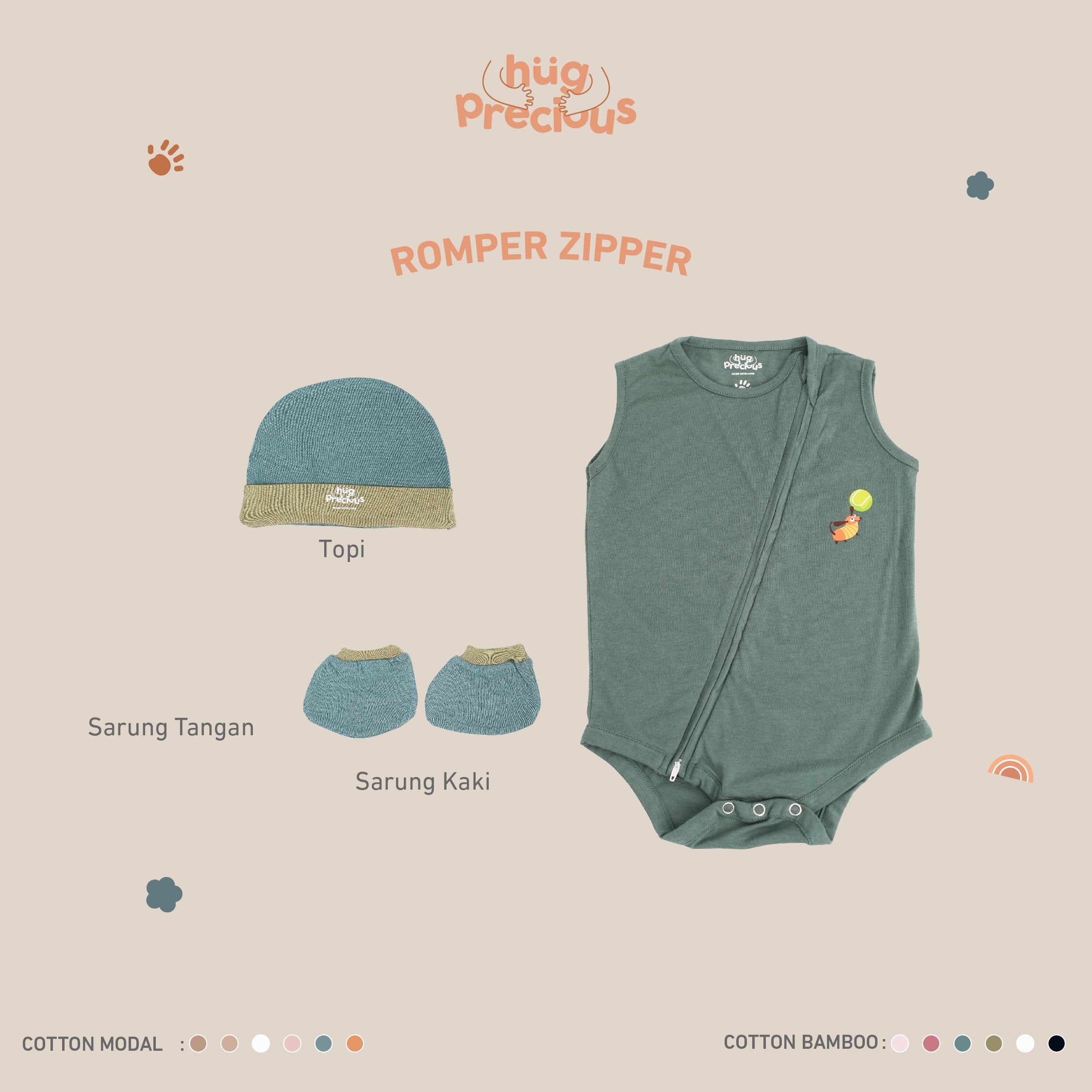 PROMO BUNDLE: Romper Zipper Penny the Teckle