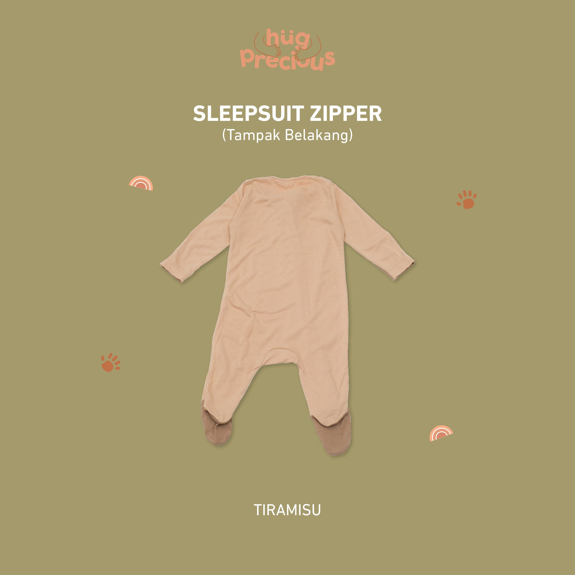 Sleepsuit Zipper SUMMER DOGGO Bamboo