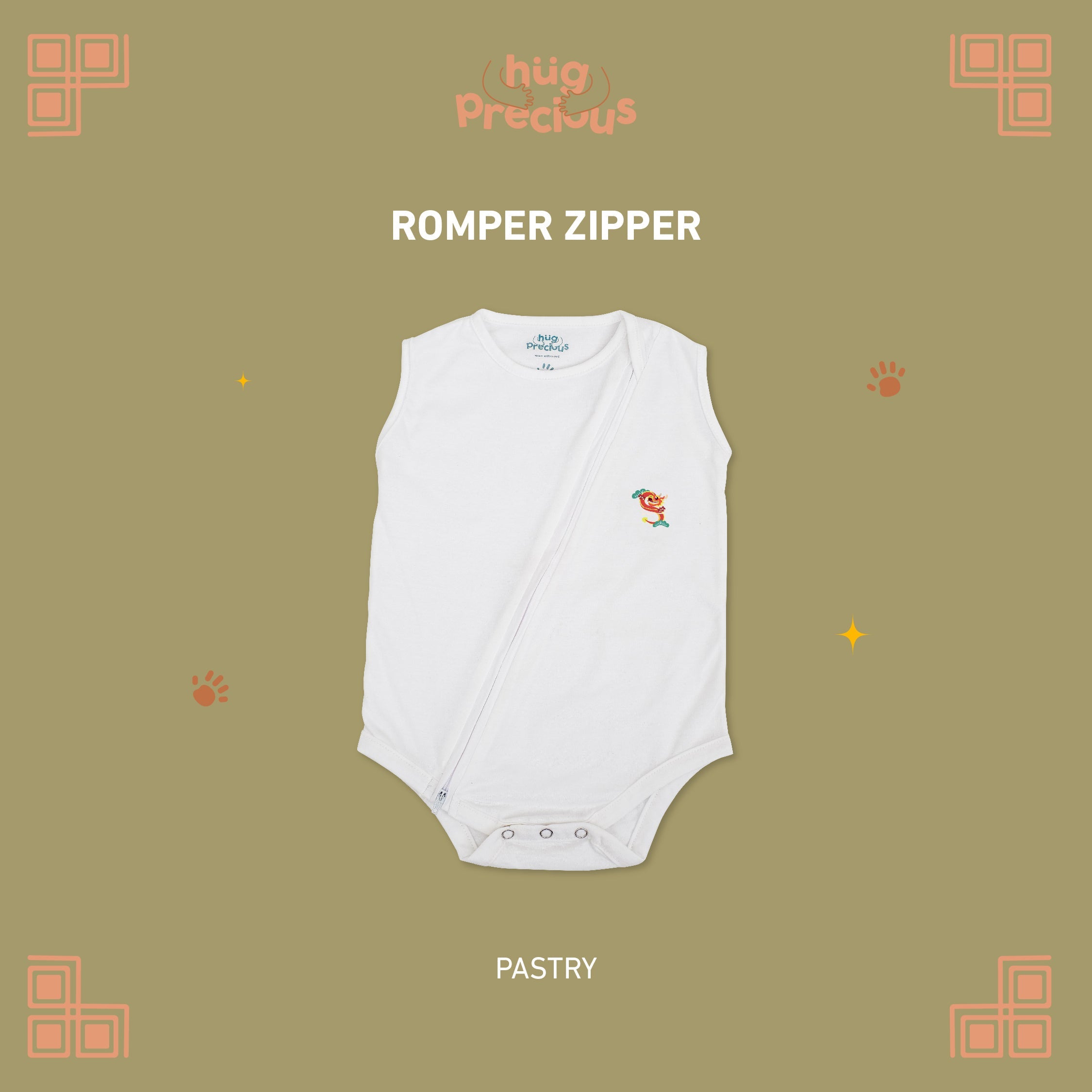 Romper Zipper FULONG Bamboo