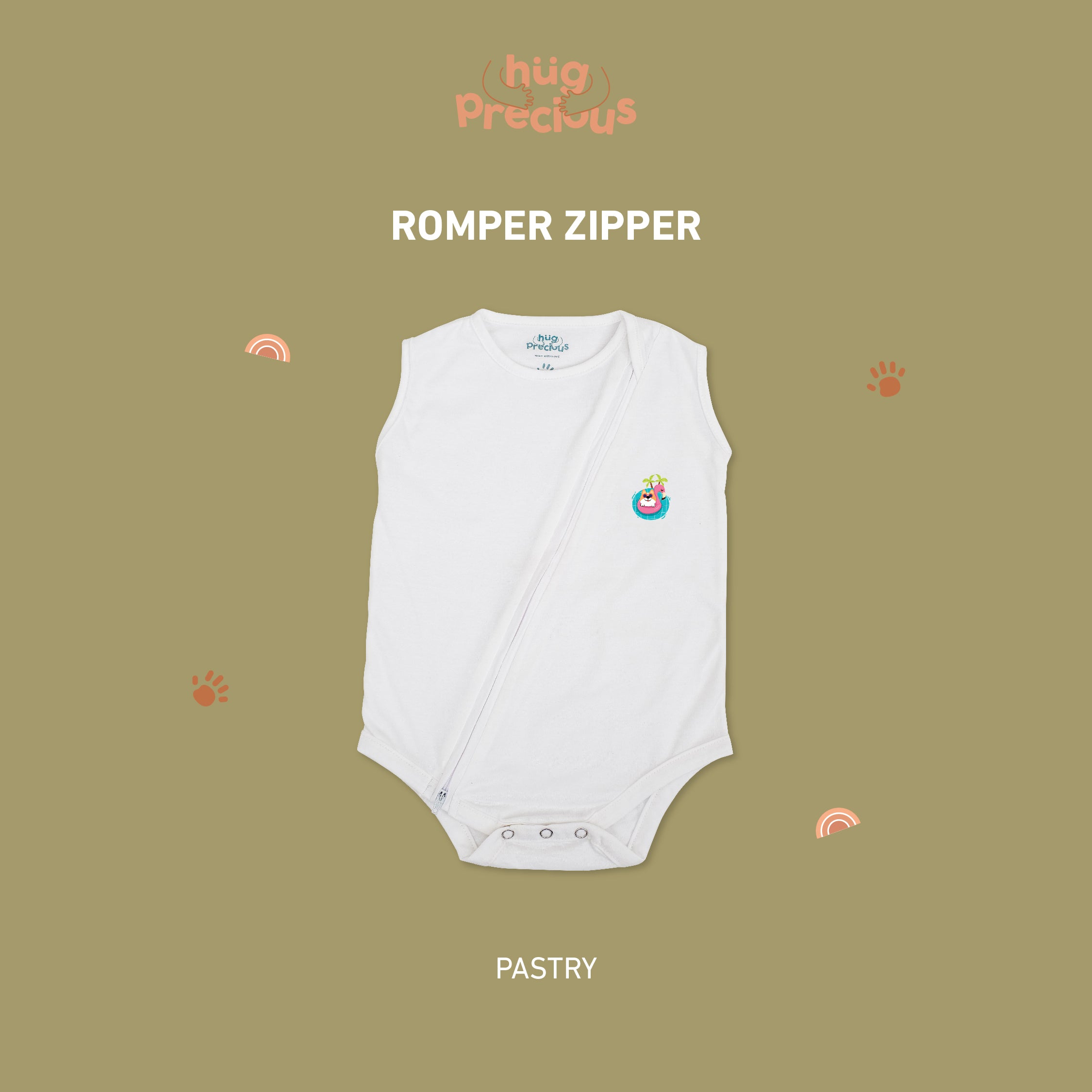 Romper Zipper SUMMER DOGGO Bamboo