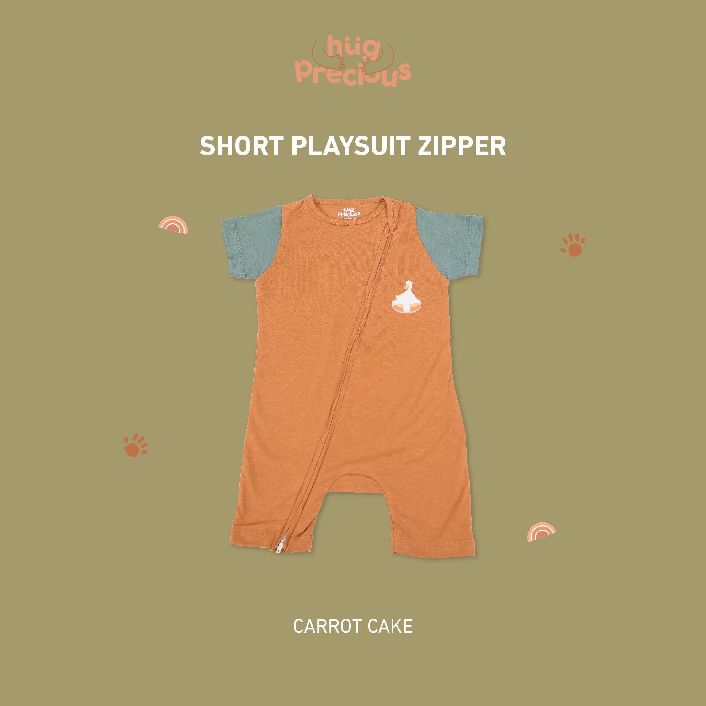 PROMO BUNDLE: Short Playsuit Zipper Monty the Duck