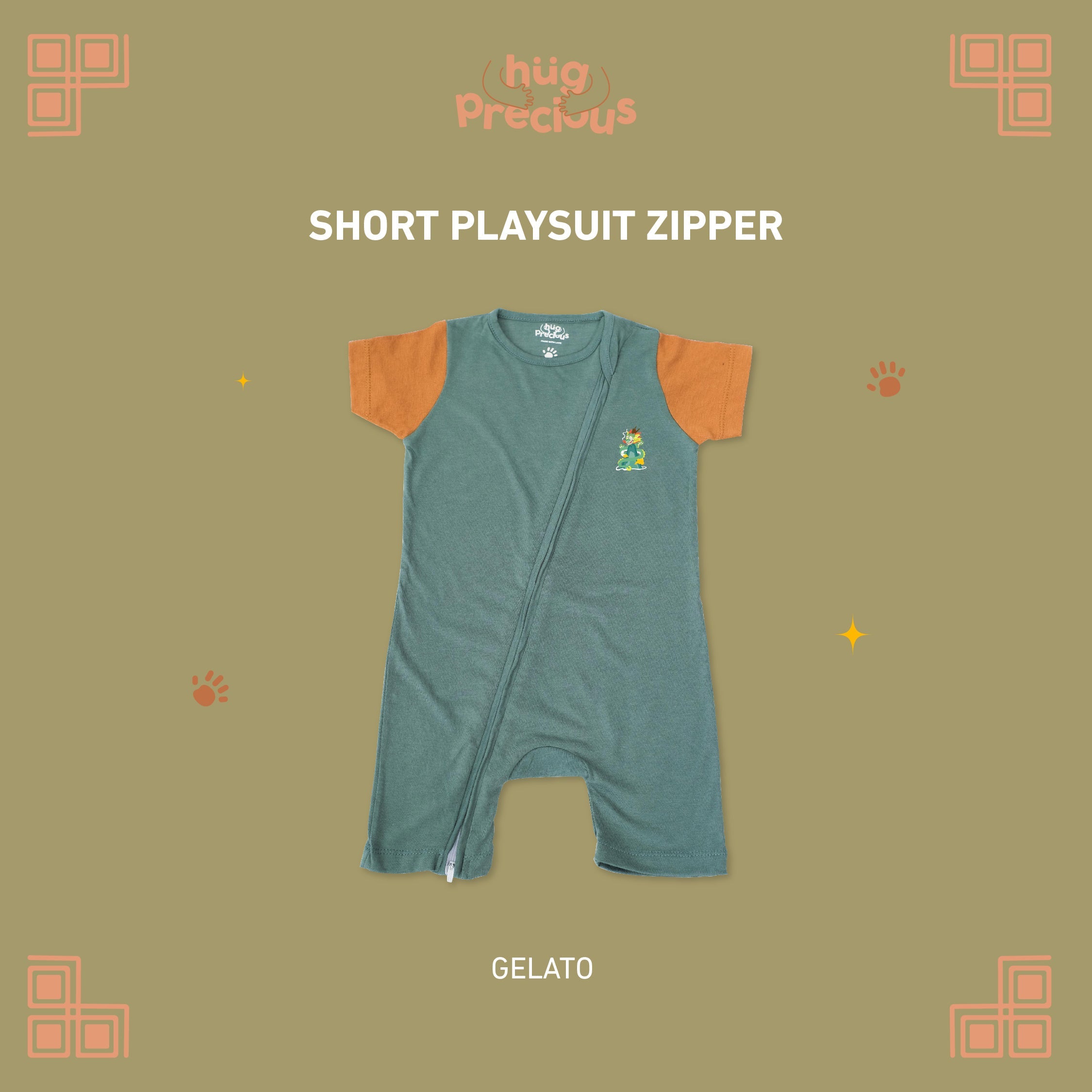 PROMO BUNDLE: Short Playsuit Zipper Lushen