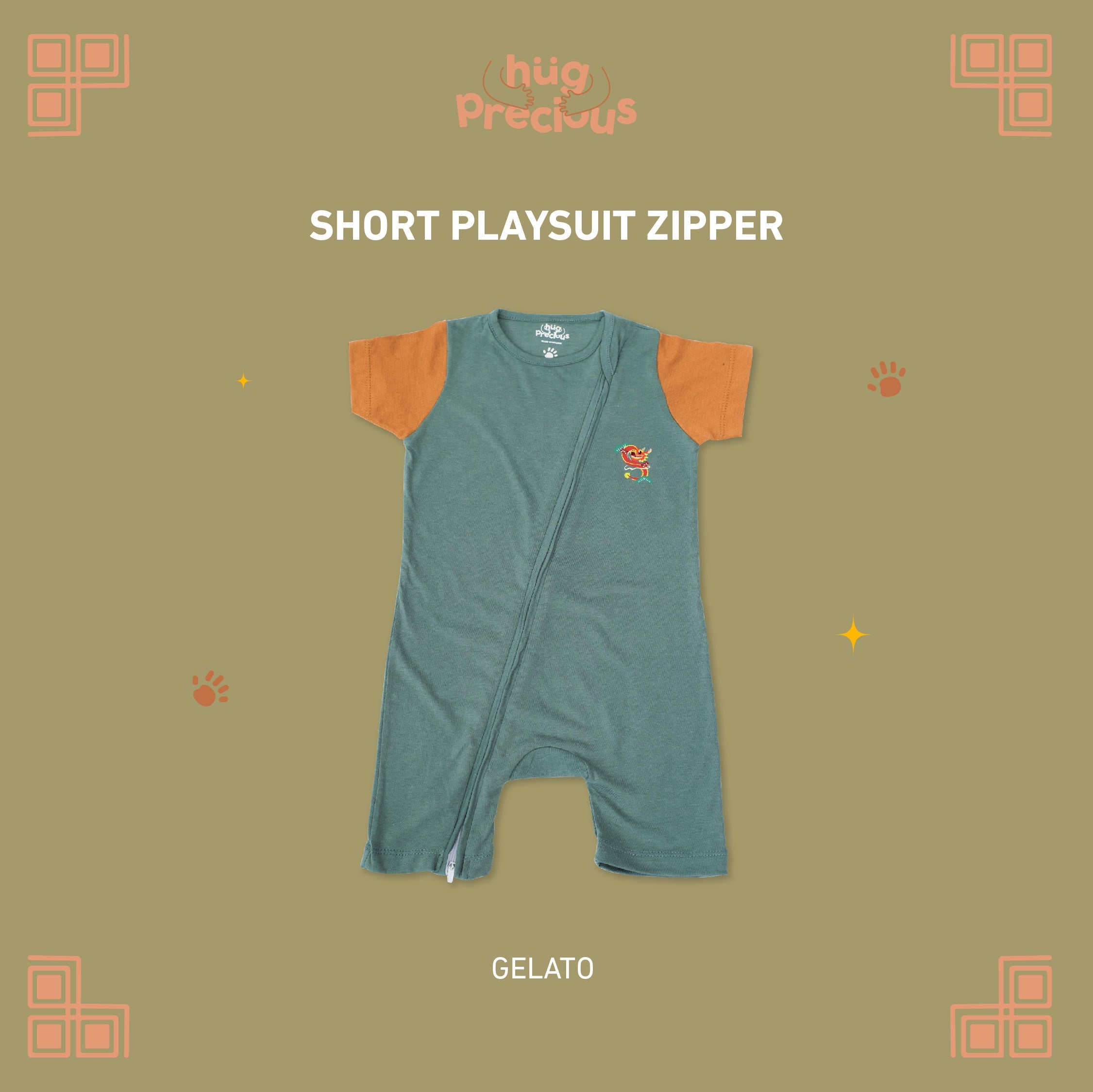 PROMO BUNDLE: Short Playsuit Zipper Fulong