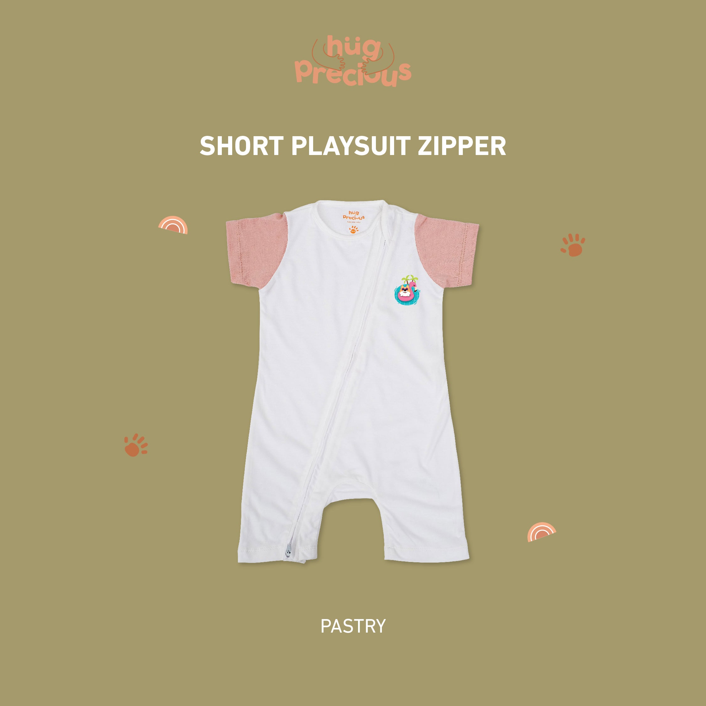 Short Playsuit Zipper SUMMER DOGGO Bamboo