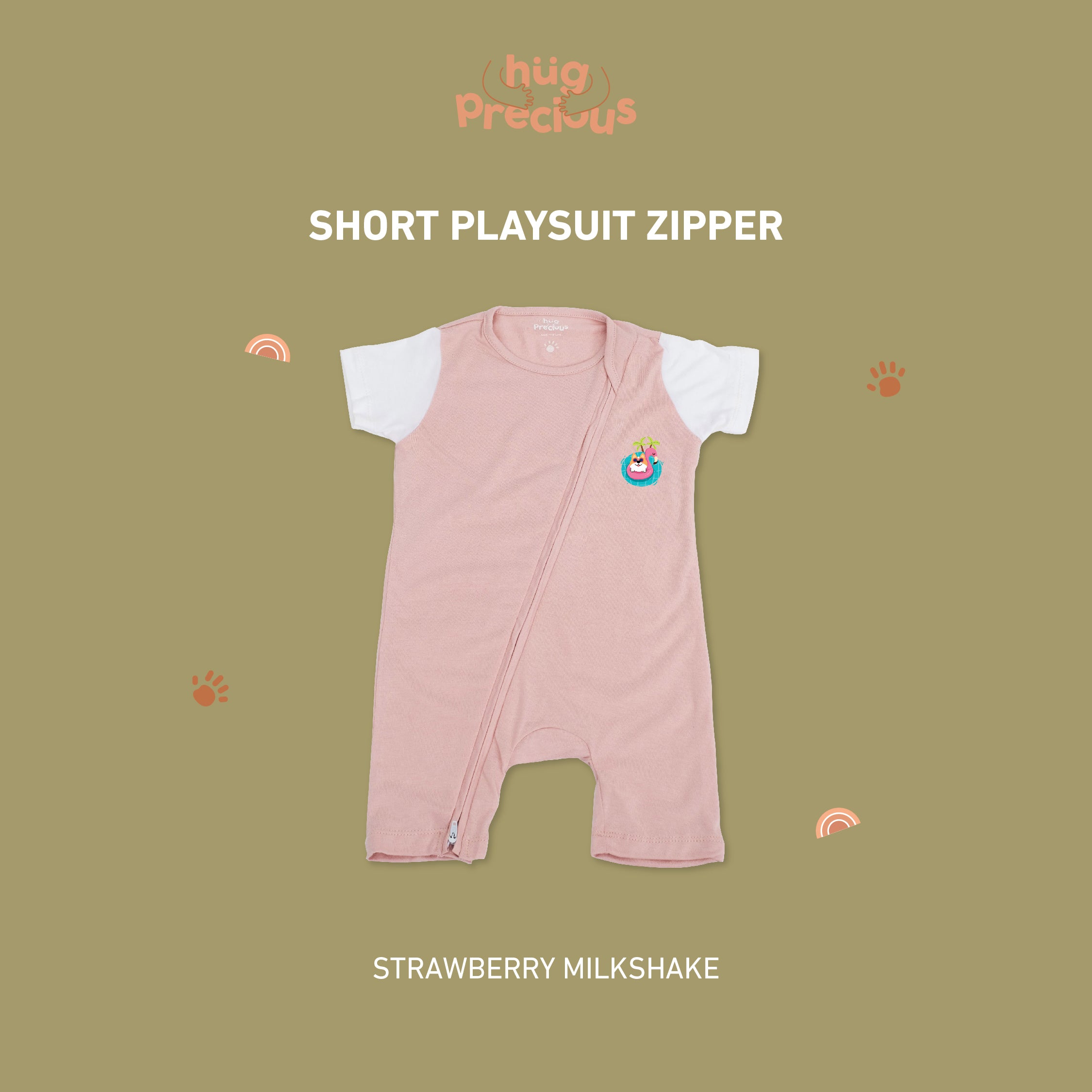 Short Playsuit Zipper SUMMER DOGGO Bamboo