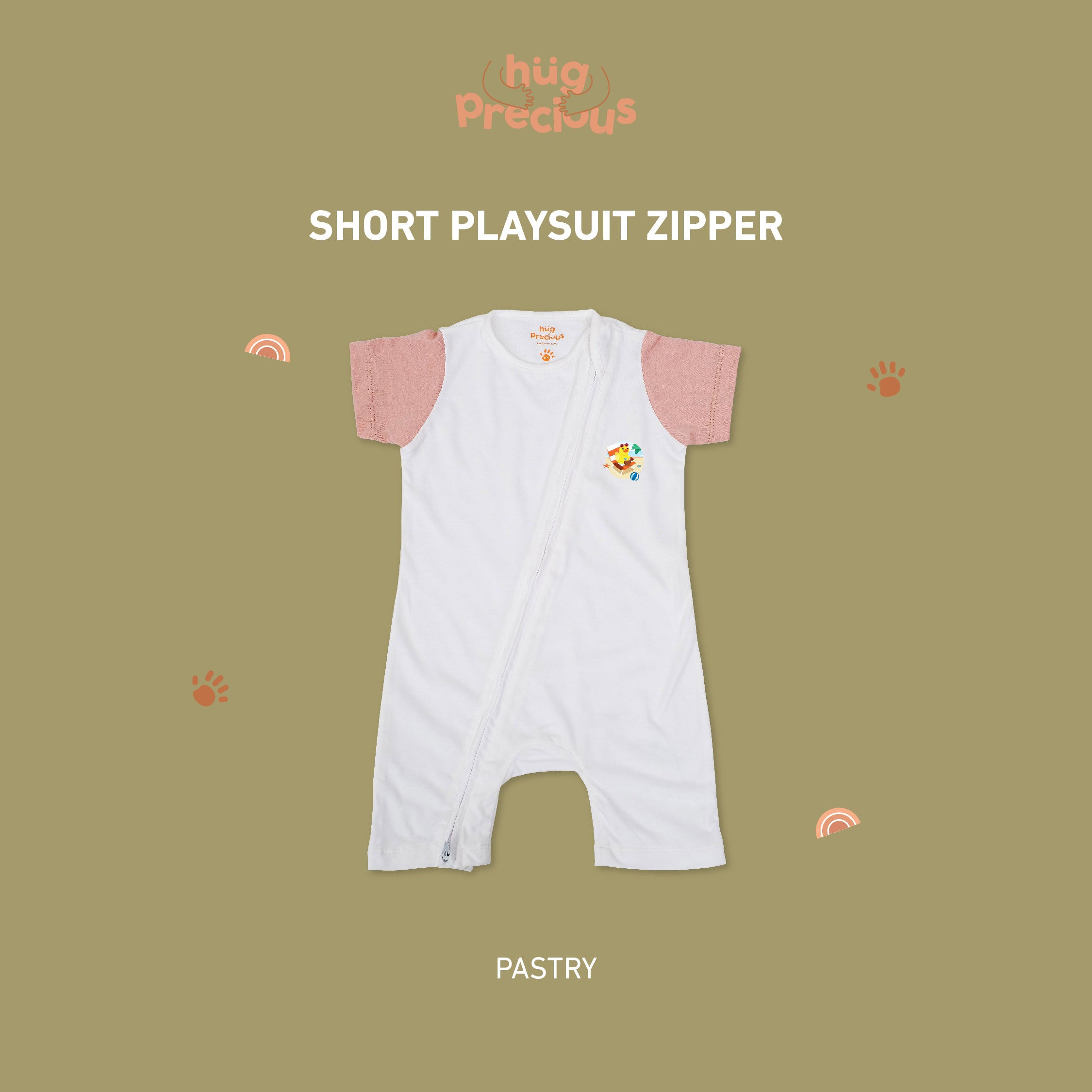 Short Playsuit Zipper SUMMER DUCK Bamboo