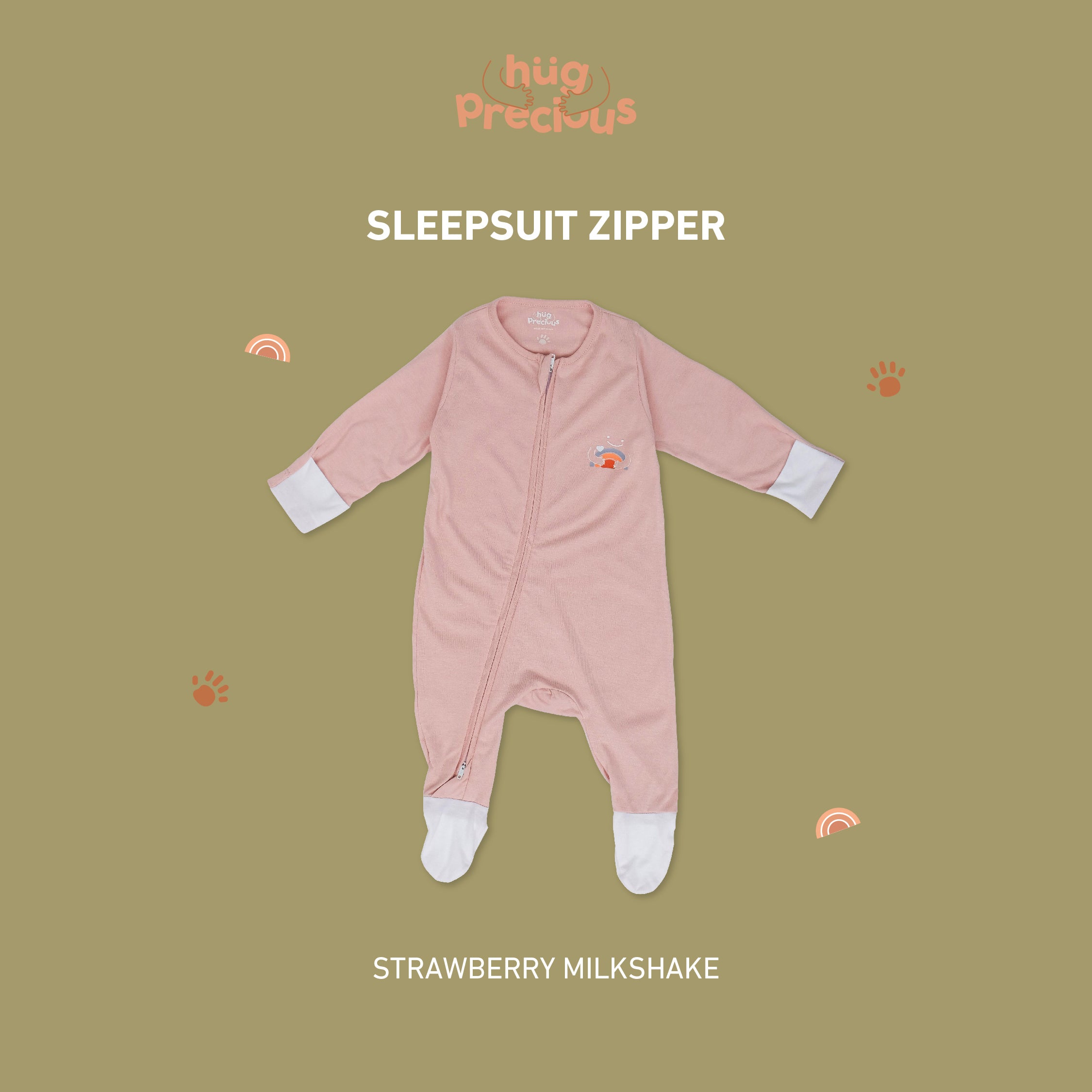 Sleepsuit Zipper CLOUD Bamboo