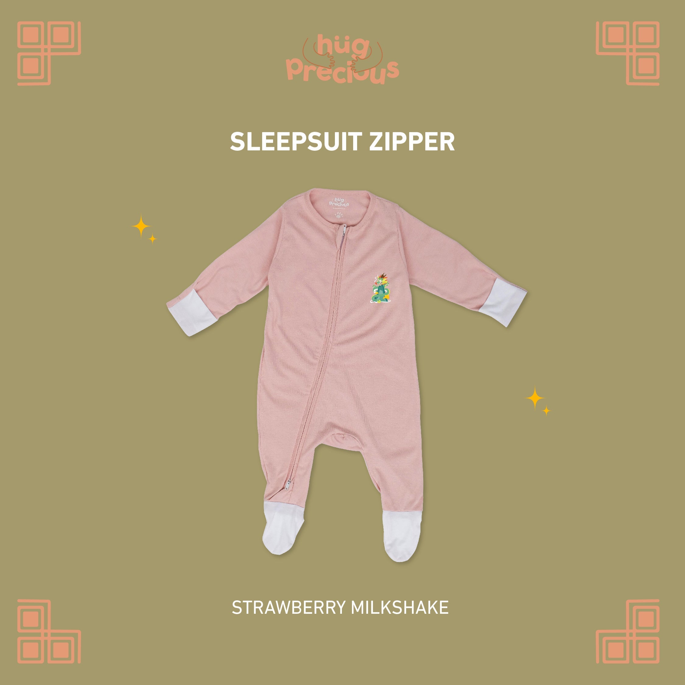 Sleepsuit Zipper LUSHEN Bamboo