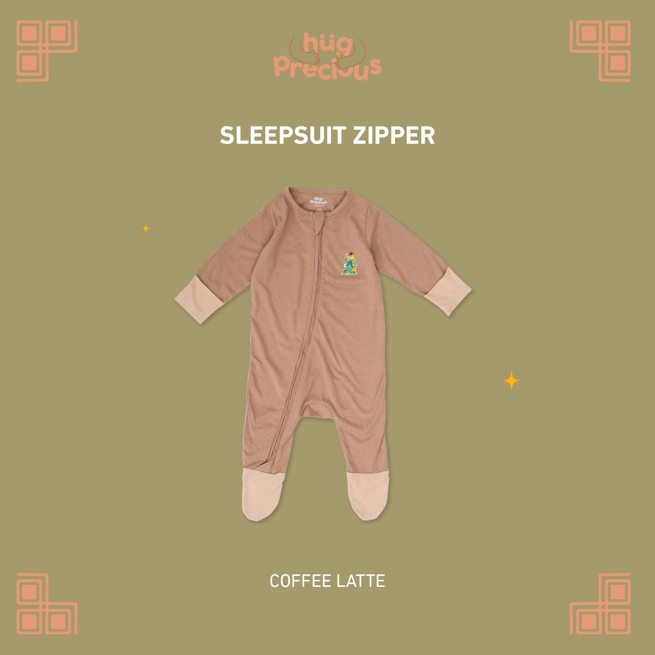 Sleepsuit Zipper LUSHEN Bamboo