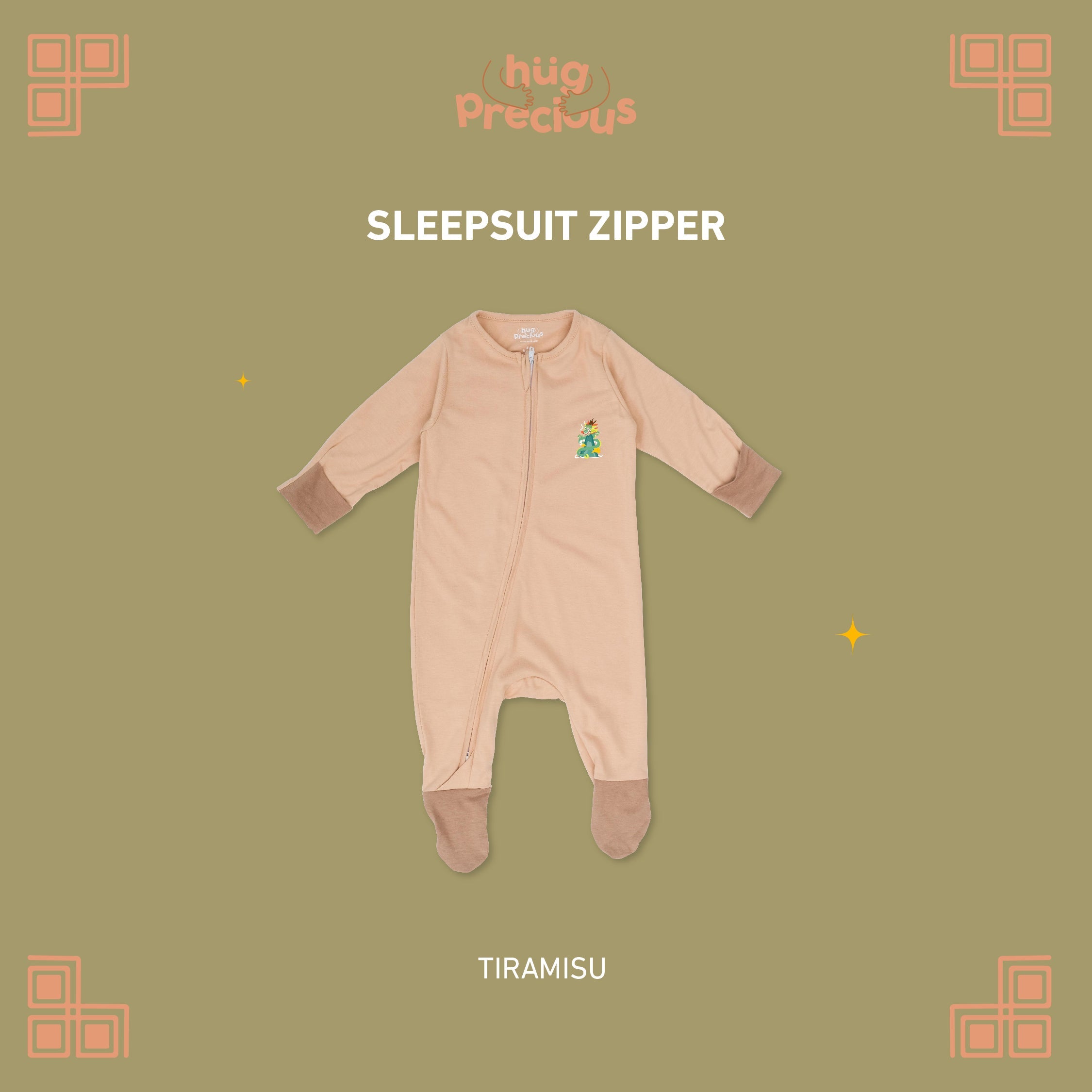 Sleepsuit Zipper LUSHEN Bamboo