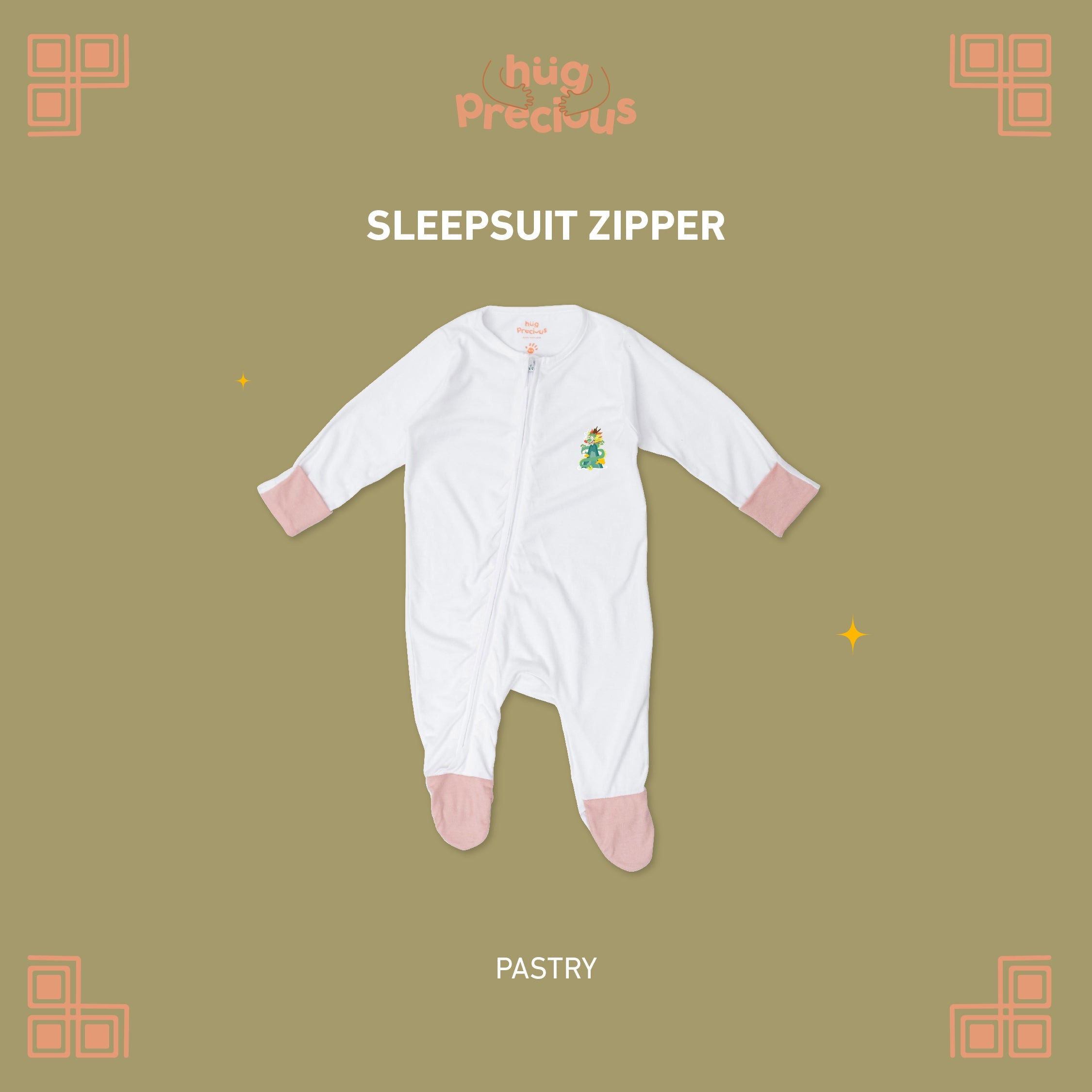 Sleepsuit Zipper LUSHEN Bamboo