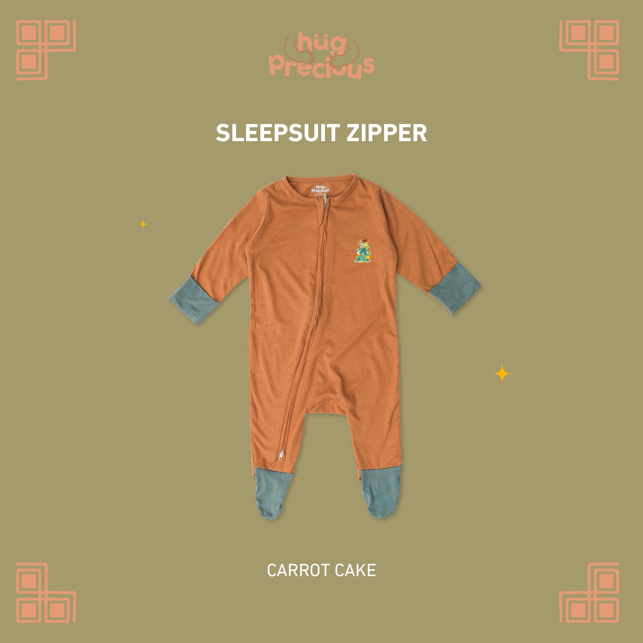 Sleepsuit Zipper LUSHEN Bamboo