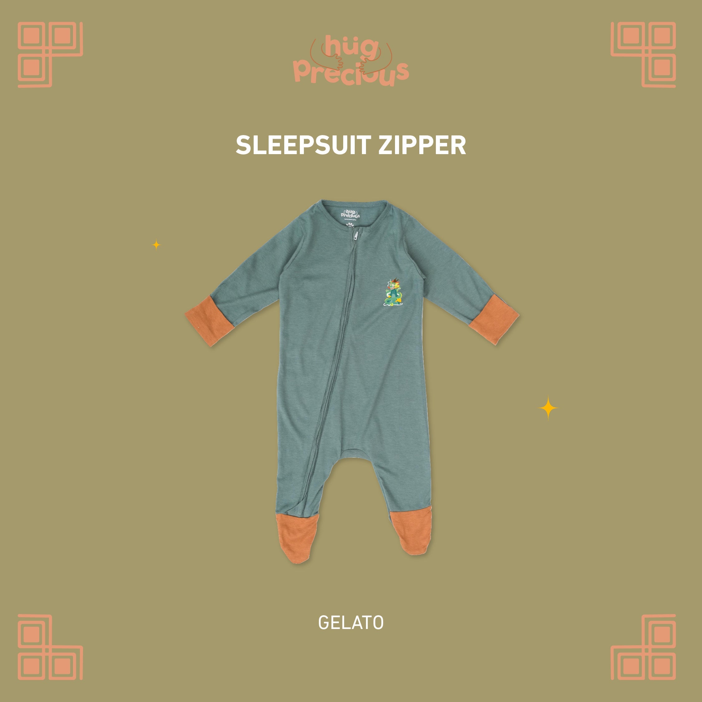 Sleepsuit Zipper LUSHEN Bamboo