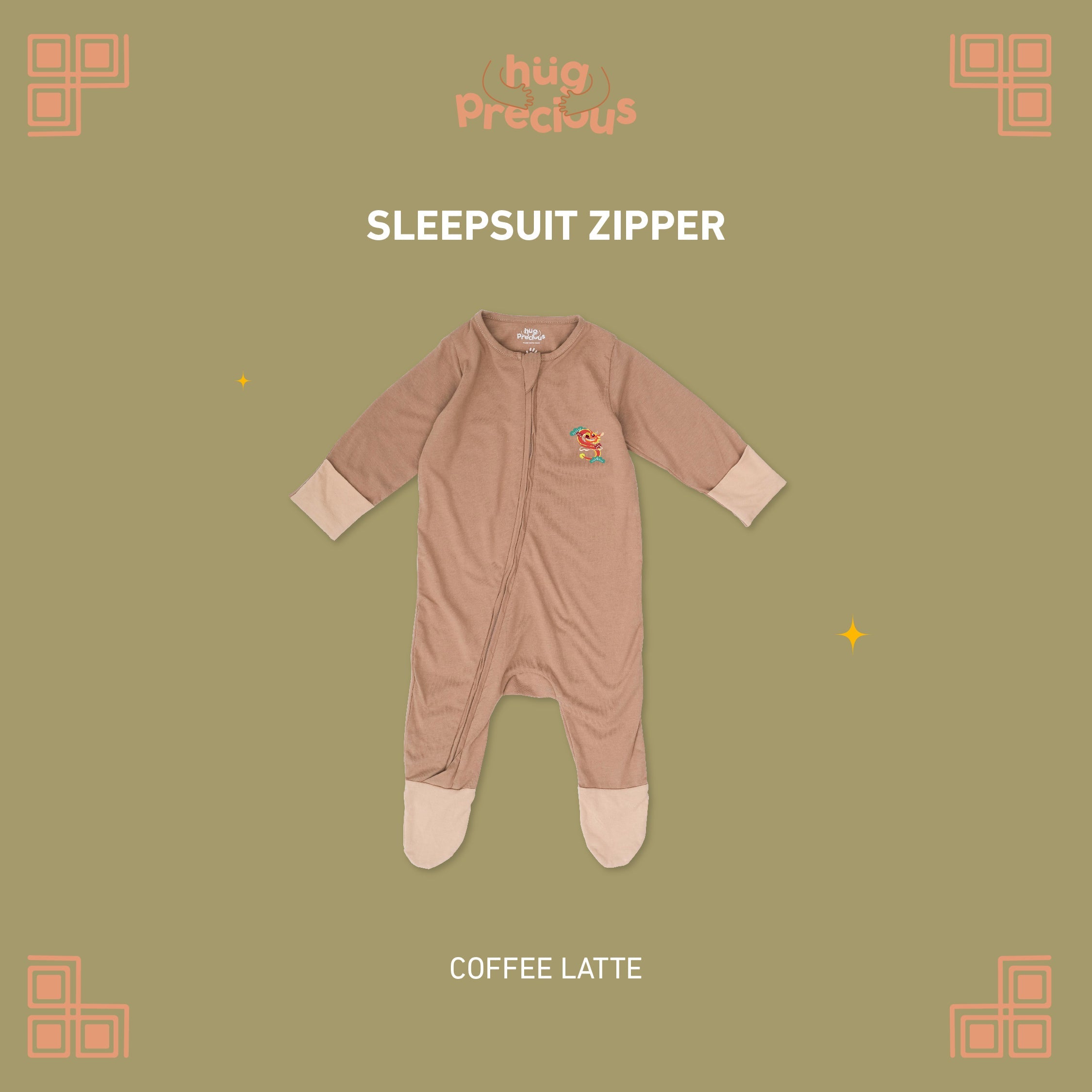 Sleepsuit Zipper FULONG Bamboo