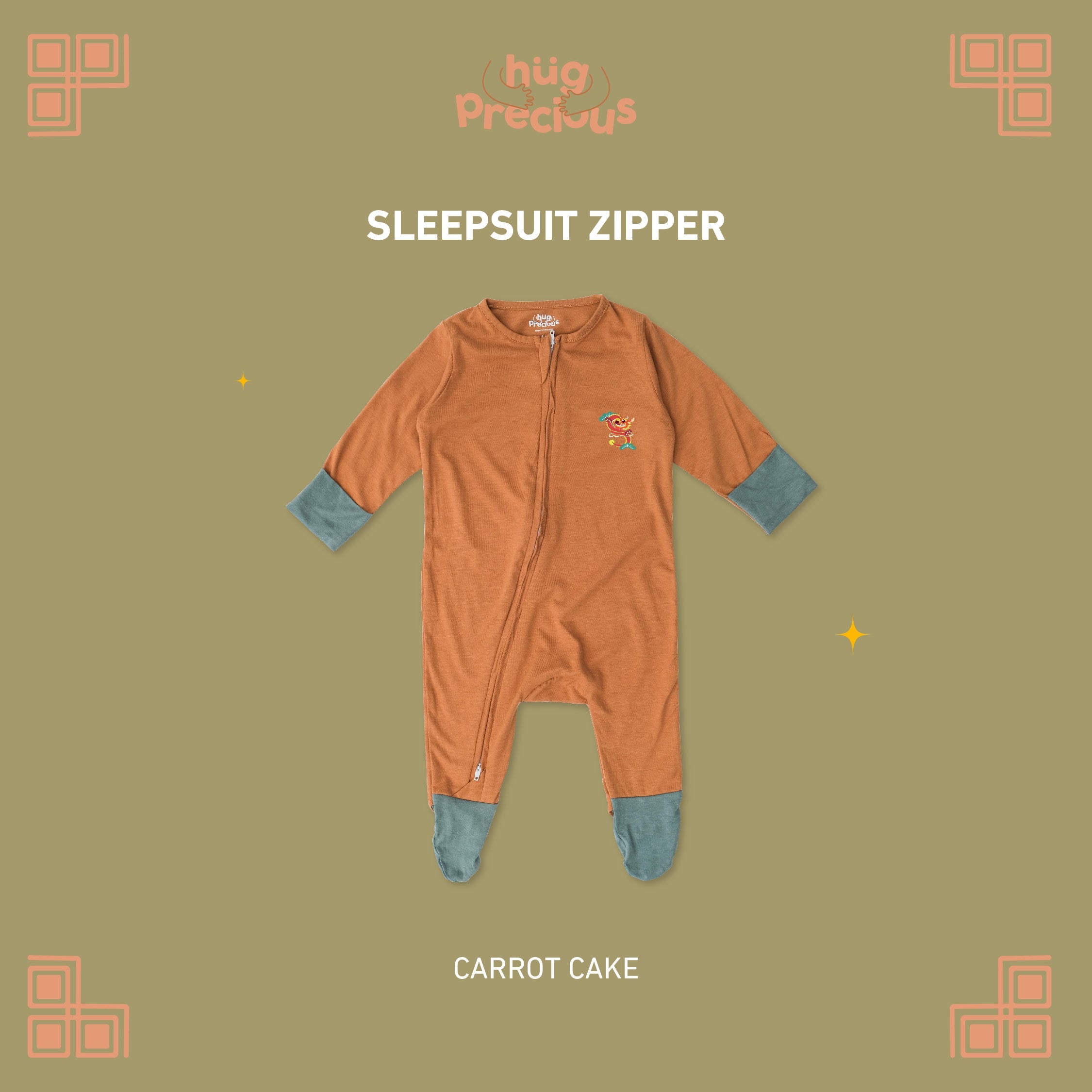 Sleepsuit Zipper FULONG Bamboo