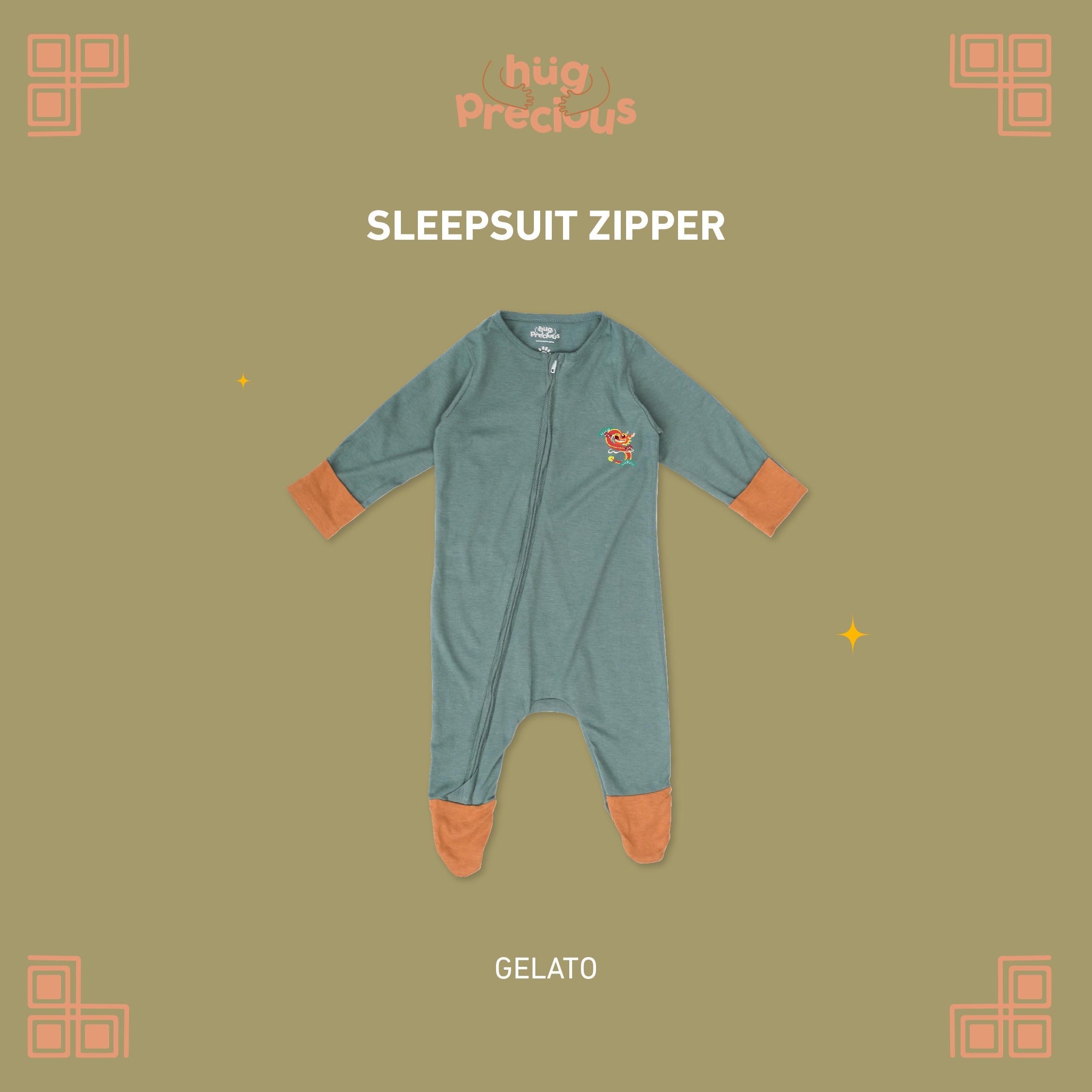 Sleepsuit Zipper FULONG Bamboo