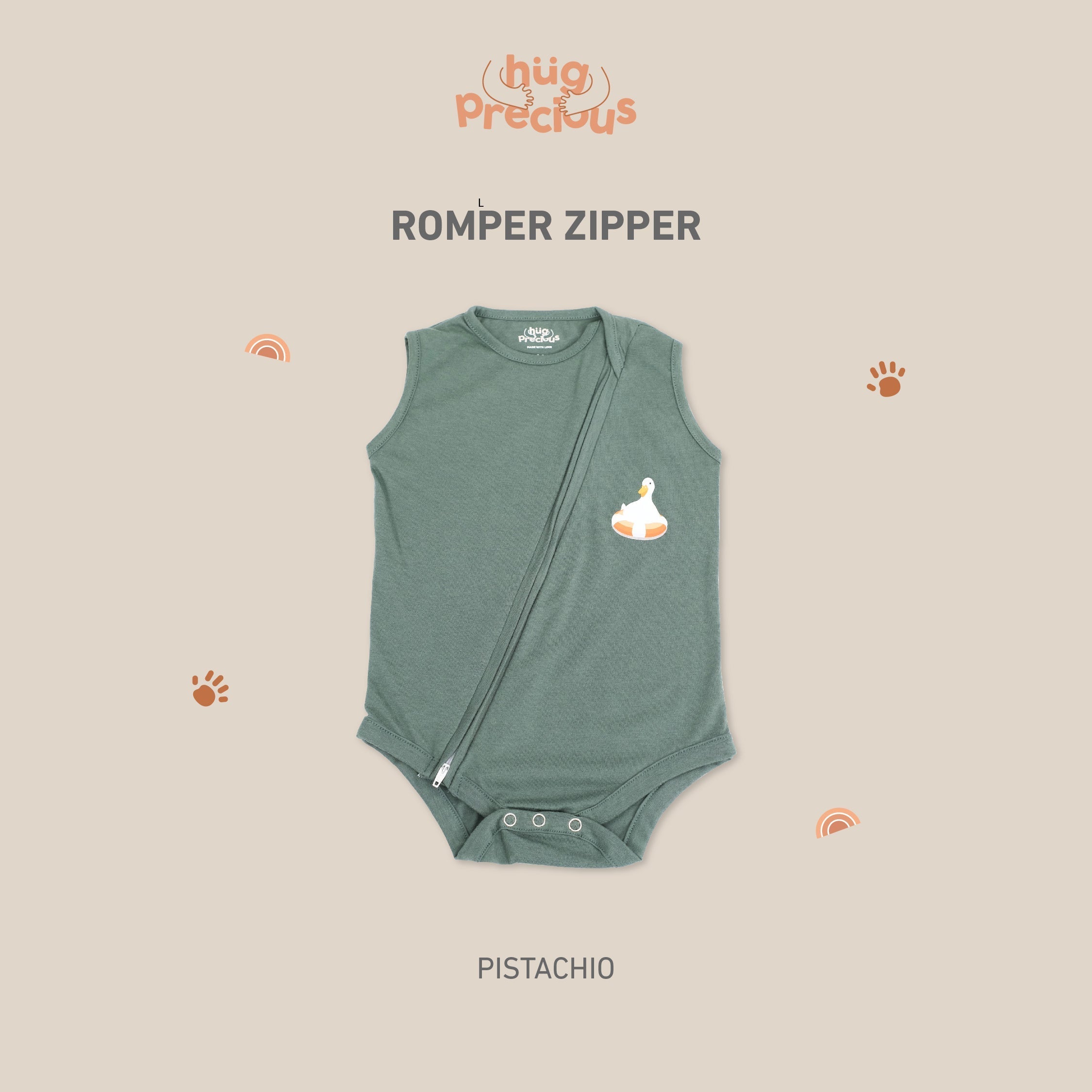 PROMO BUNDLE: Romper Zipper Monty the Duck