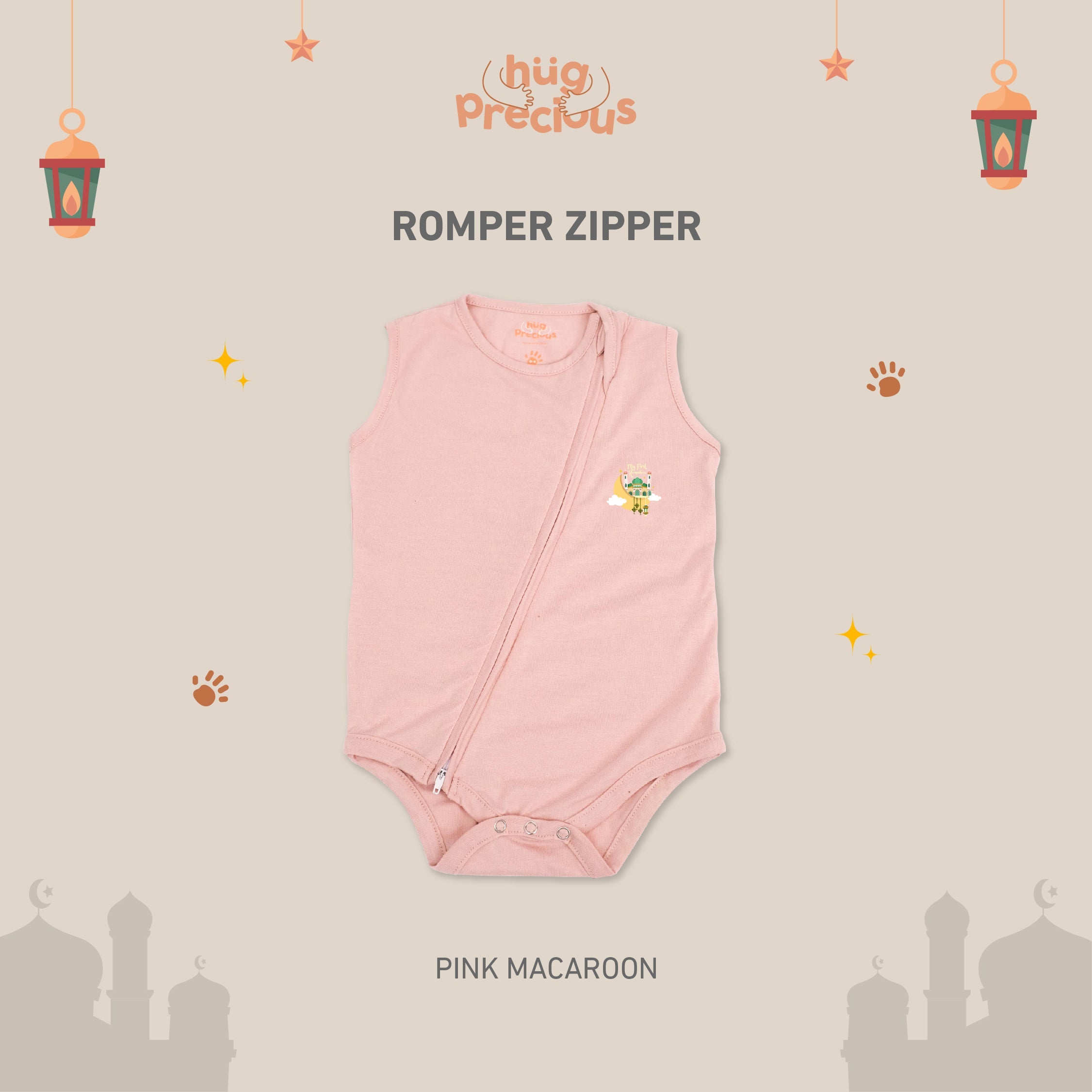 Romper Zipper MY FIRST RAMADHAN Modal