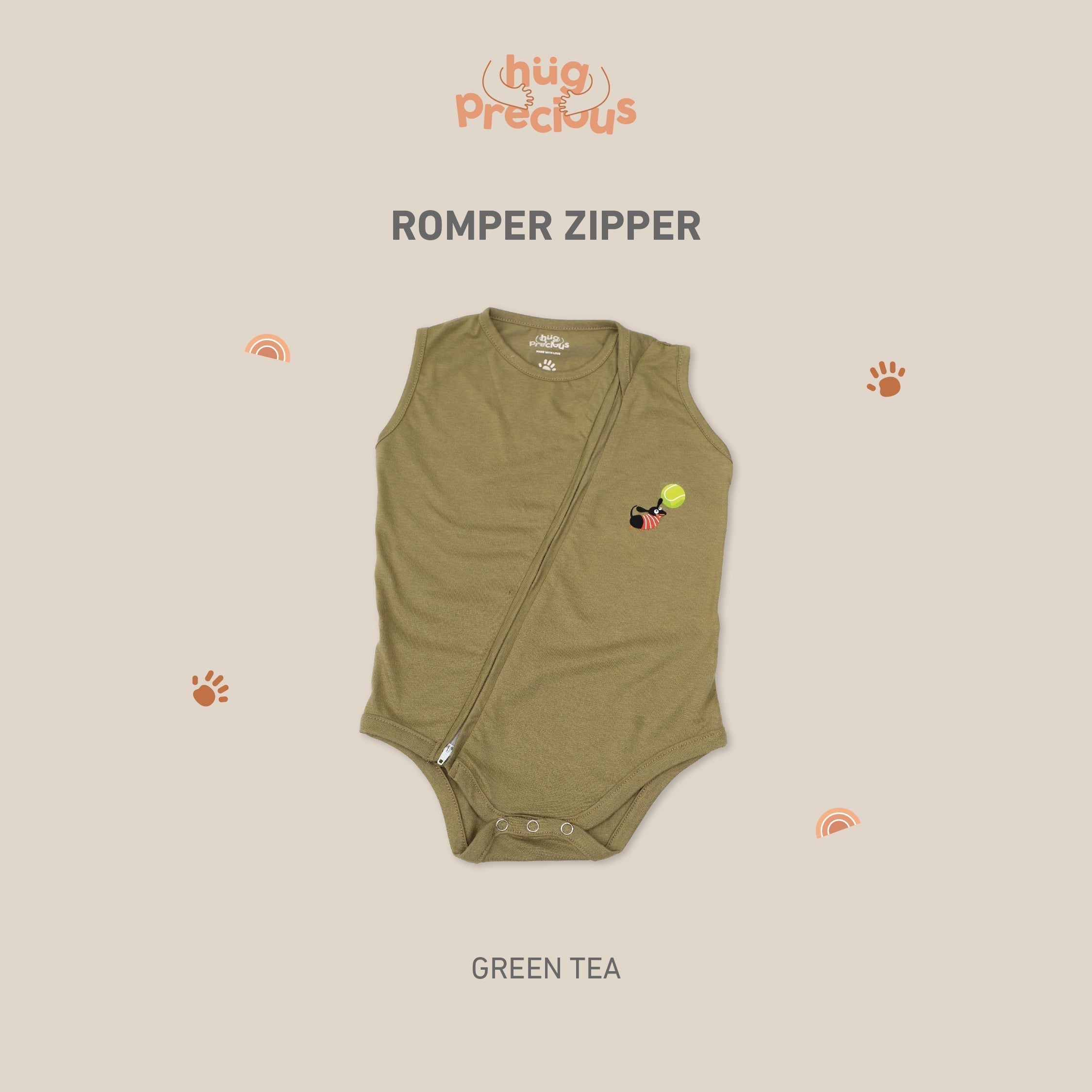 Romper Zipper PENNY THE TECKLE Modal