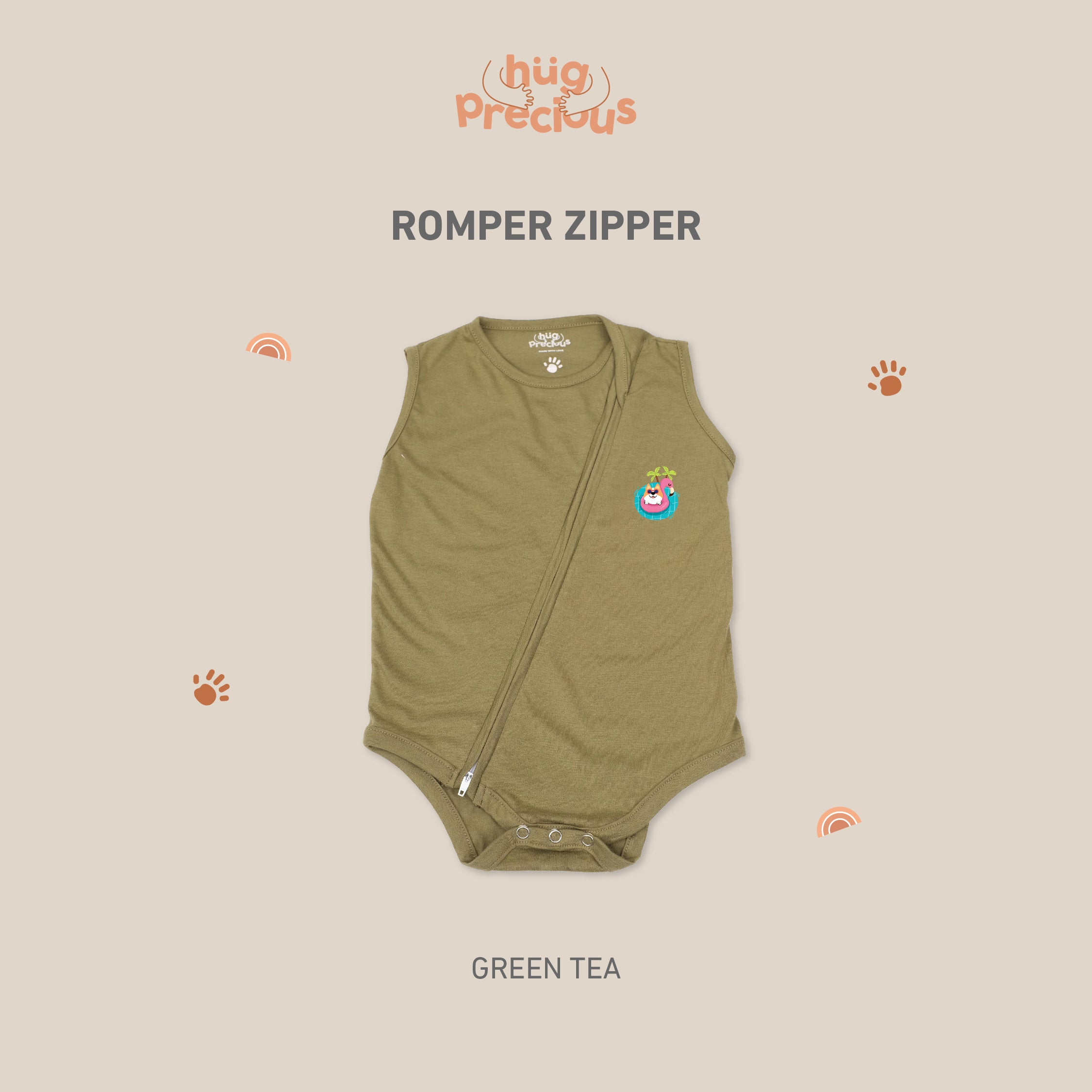 Romper Zipper SUMMER DOGGO Modal