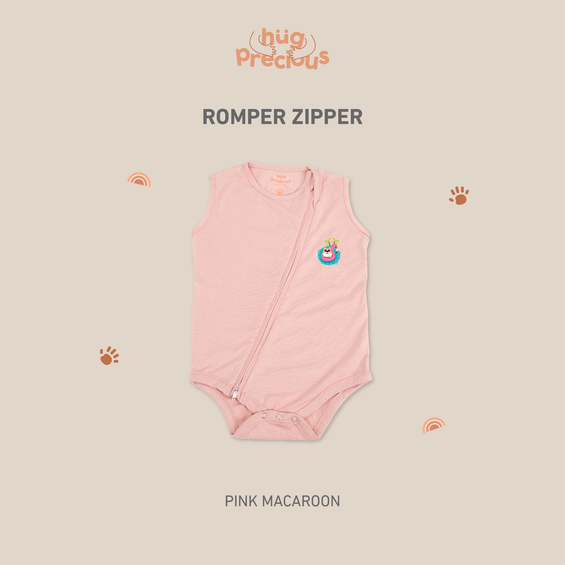 Romper Zipper SUMMER DOGGO Modal