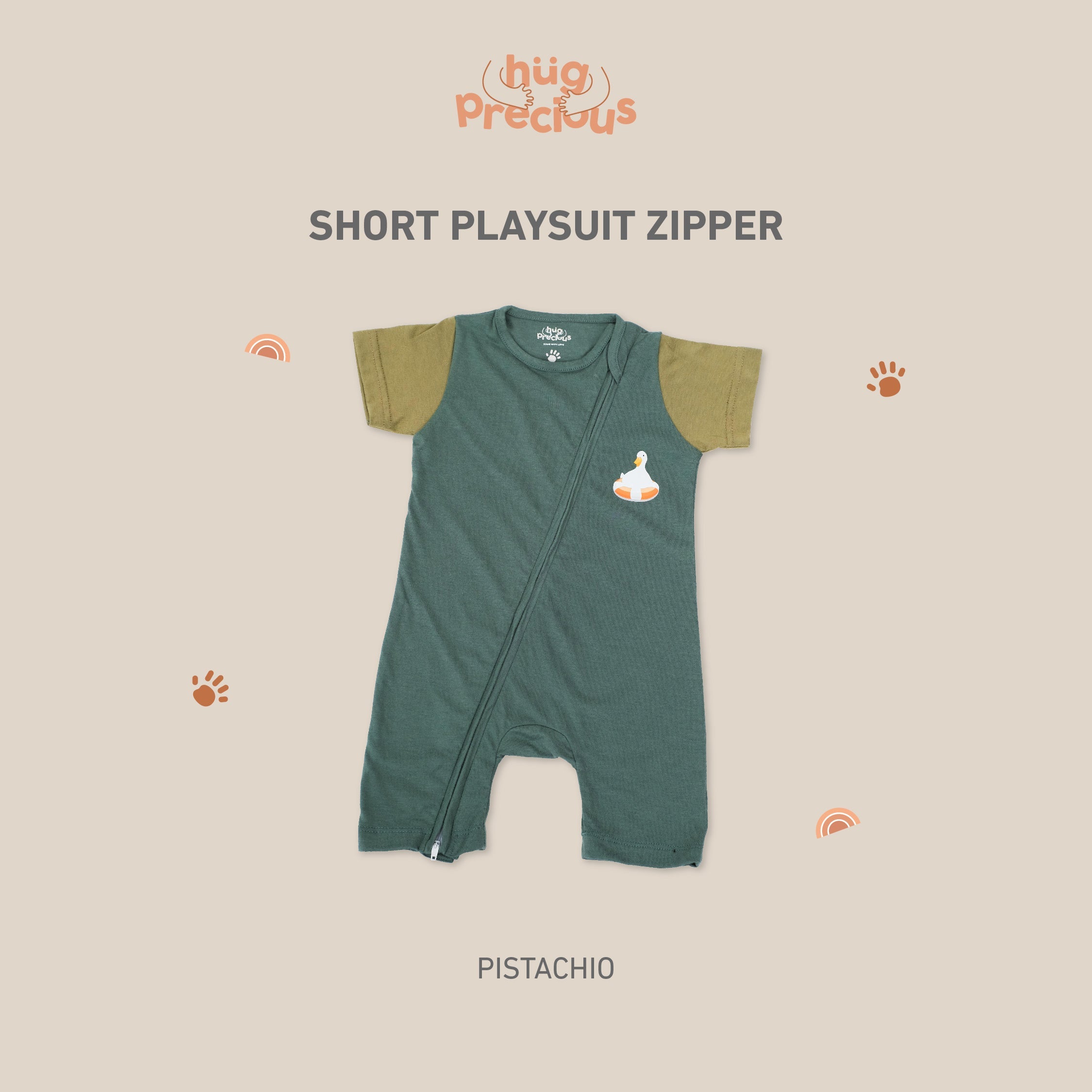 PROMO BUNDLE: Short Playsuit Zipper Monty the Duck