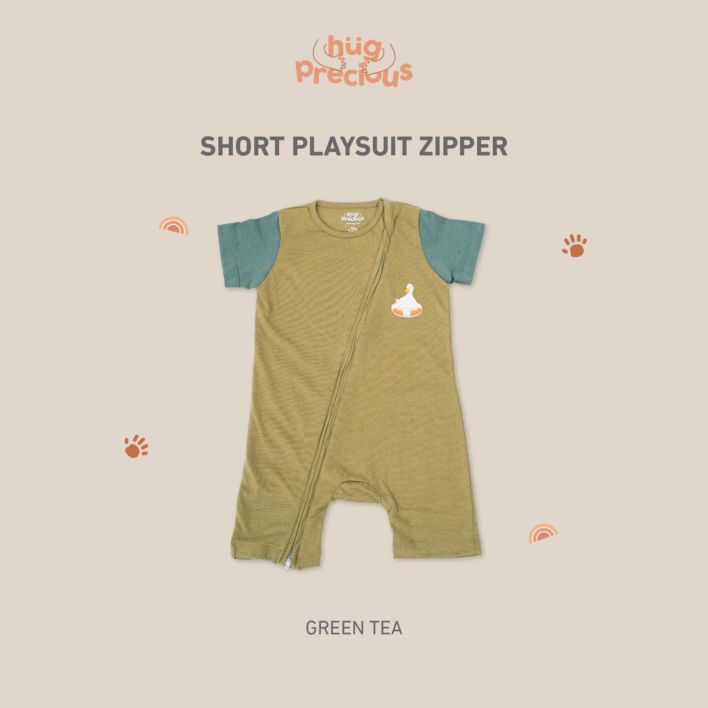 PROMO BUNDLE: Short Playsuit Zipper Monty the Duck