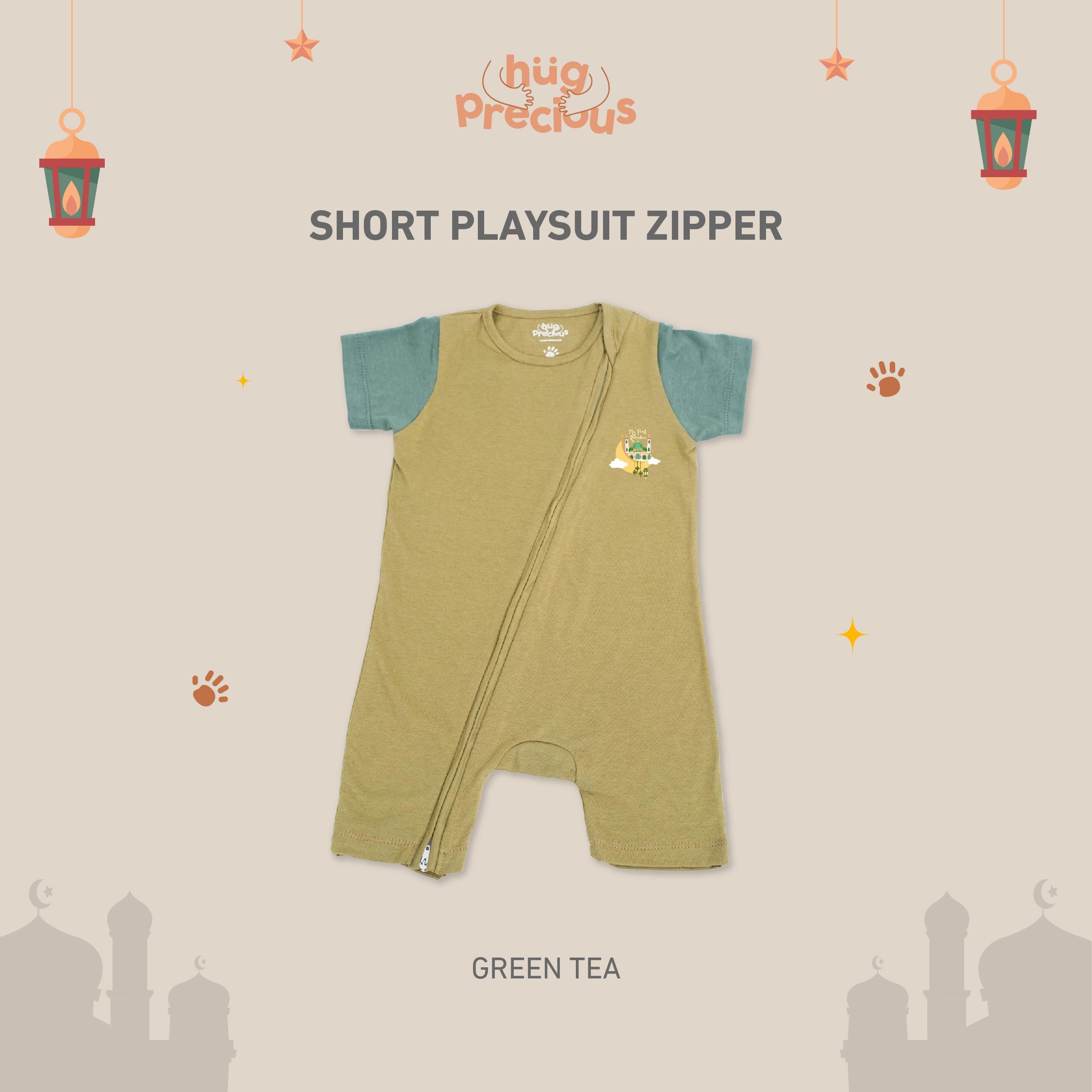 Short Playsuit Zipper MY FIRST RAMADHAN Modal