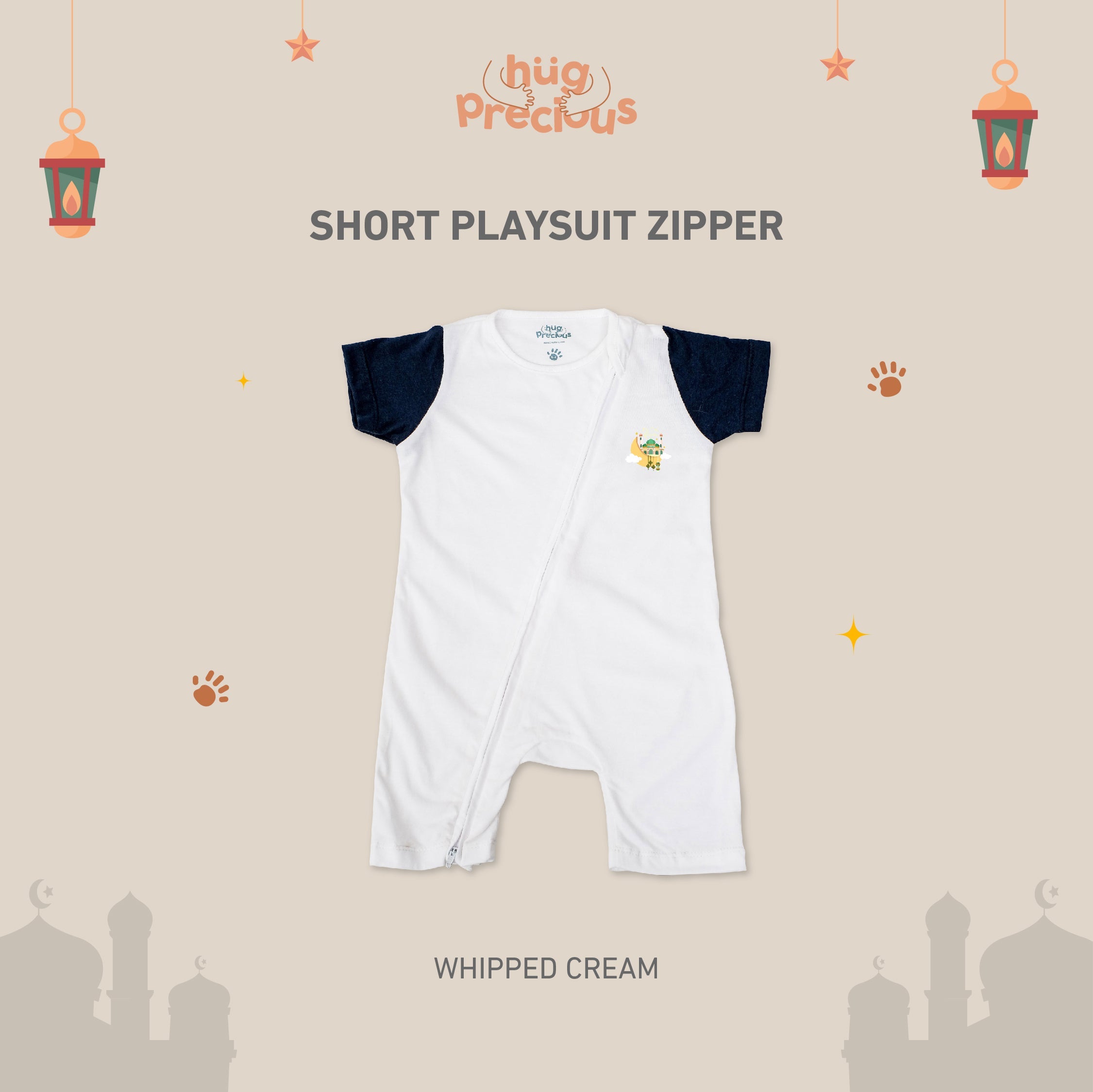 Short Playsuit Zipper MY FIRST RAMADHAN Modal