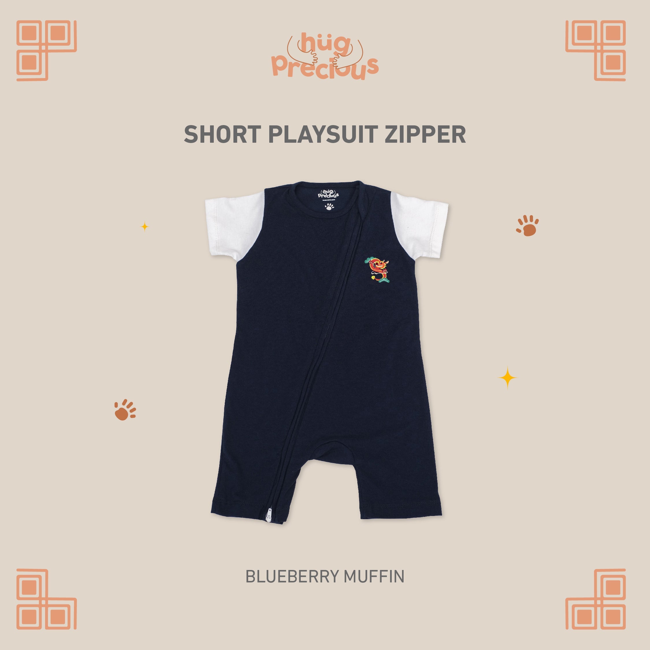 PROMO BUNDLE: Short Playsuit Zipper Fulong