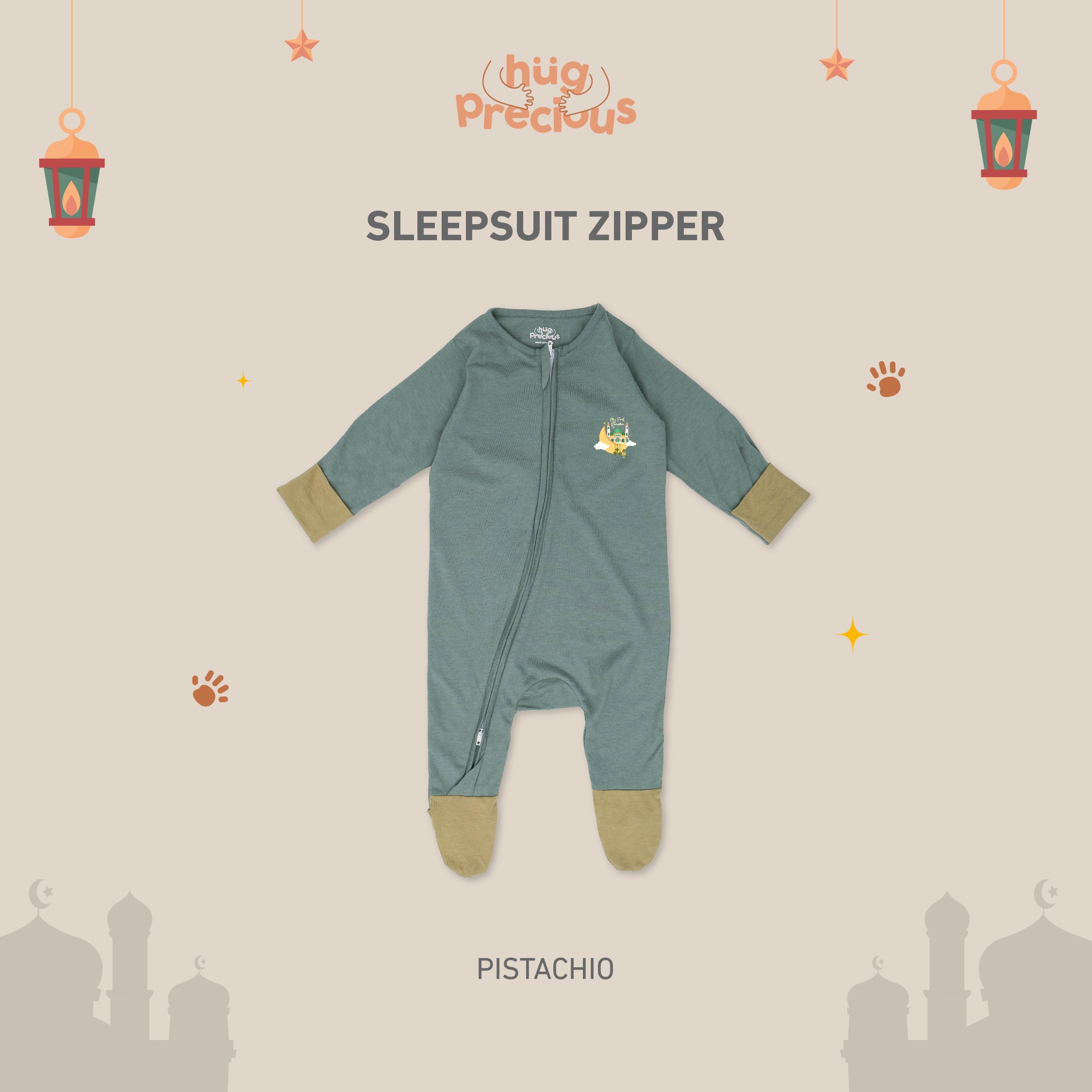 Sleepsuit Zipper MY FIRST RAMADHAN Modal