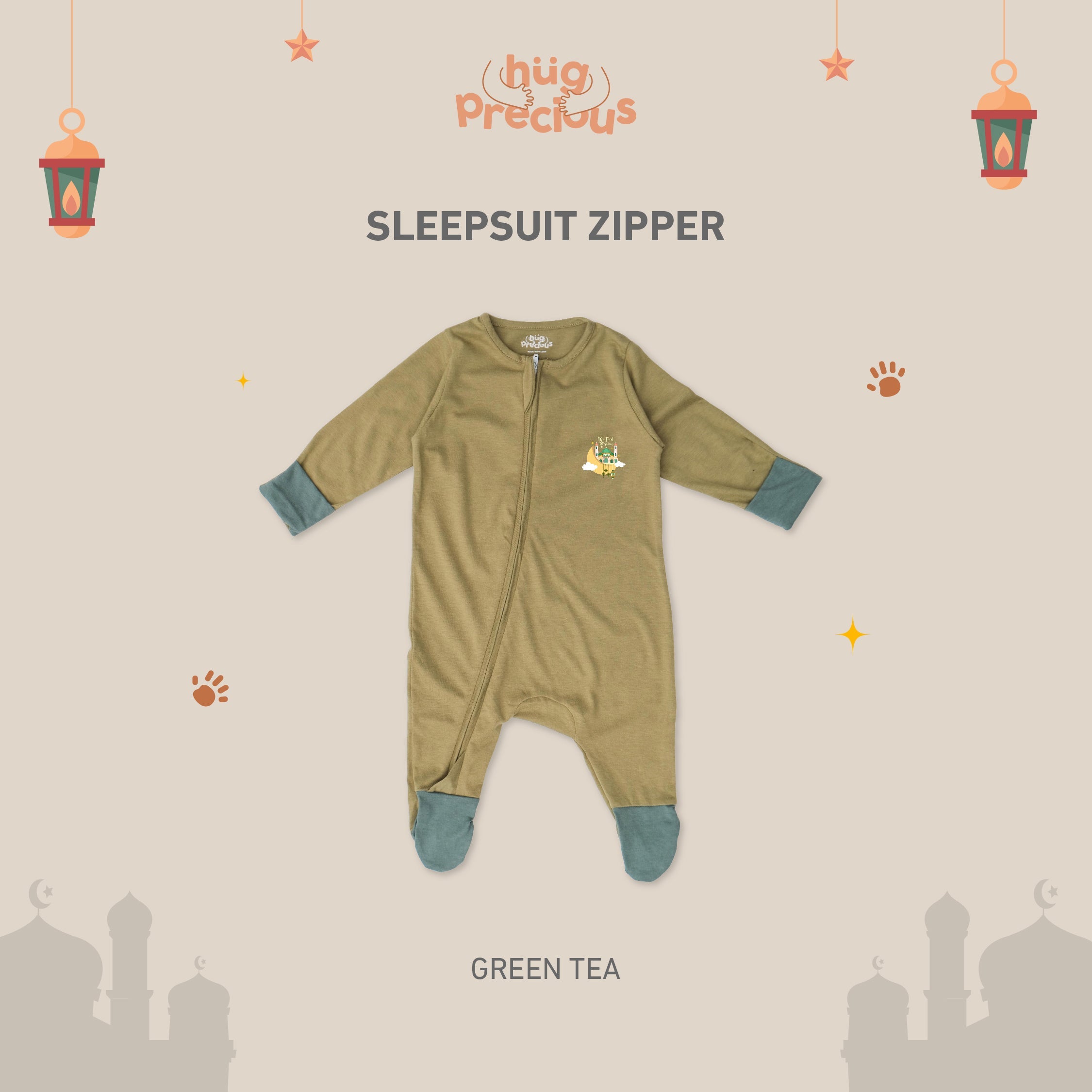 Sleepsuit Zipper MY FIRST RAMADHAN Modal