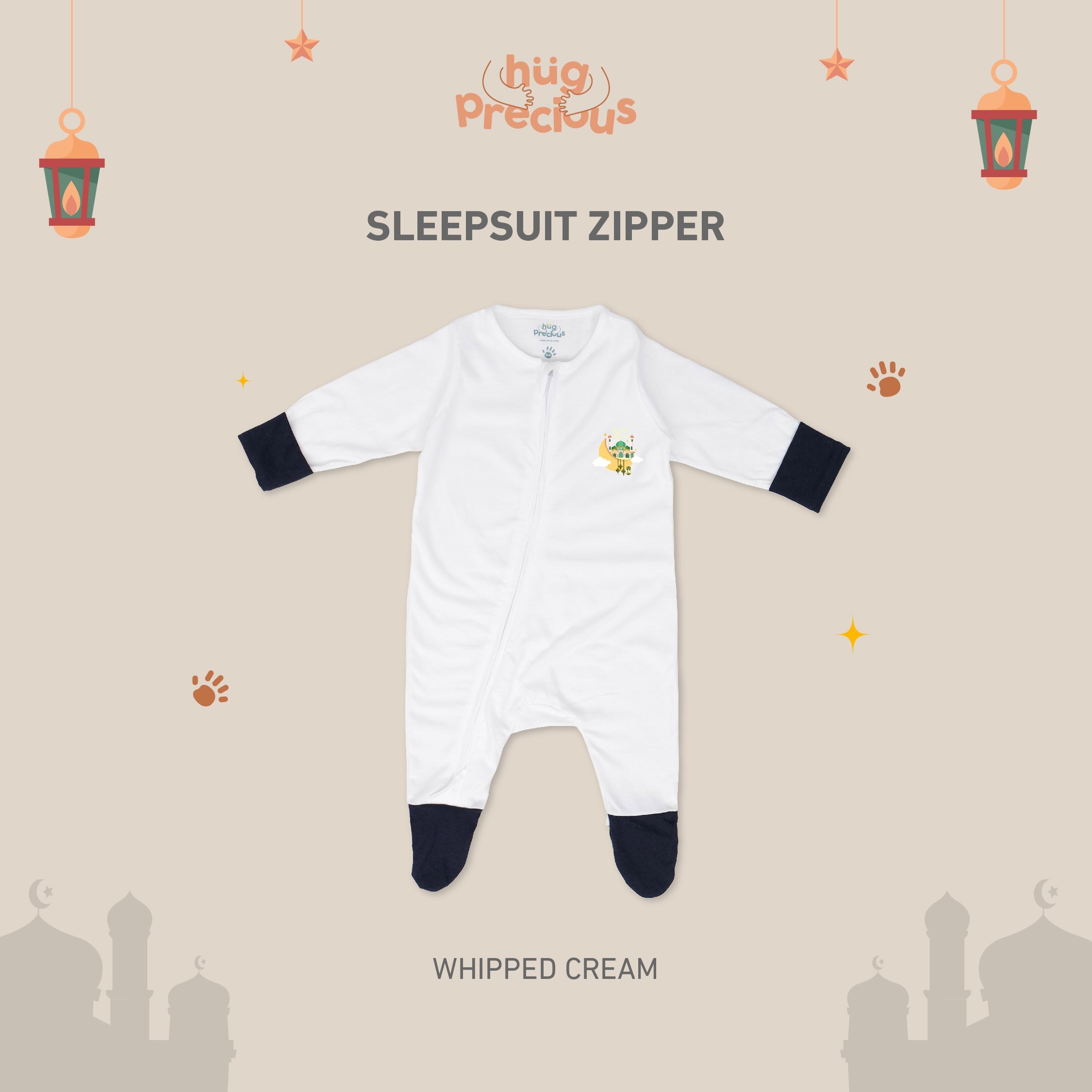 Sleepsuit Zipper MY FIRST RAMADHAN Modal