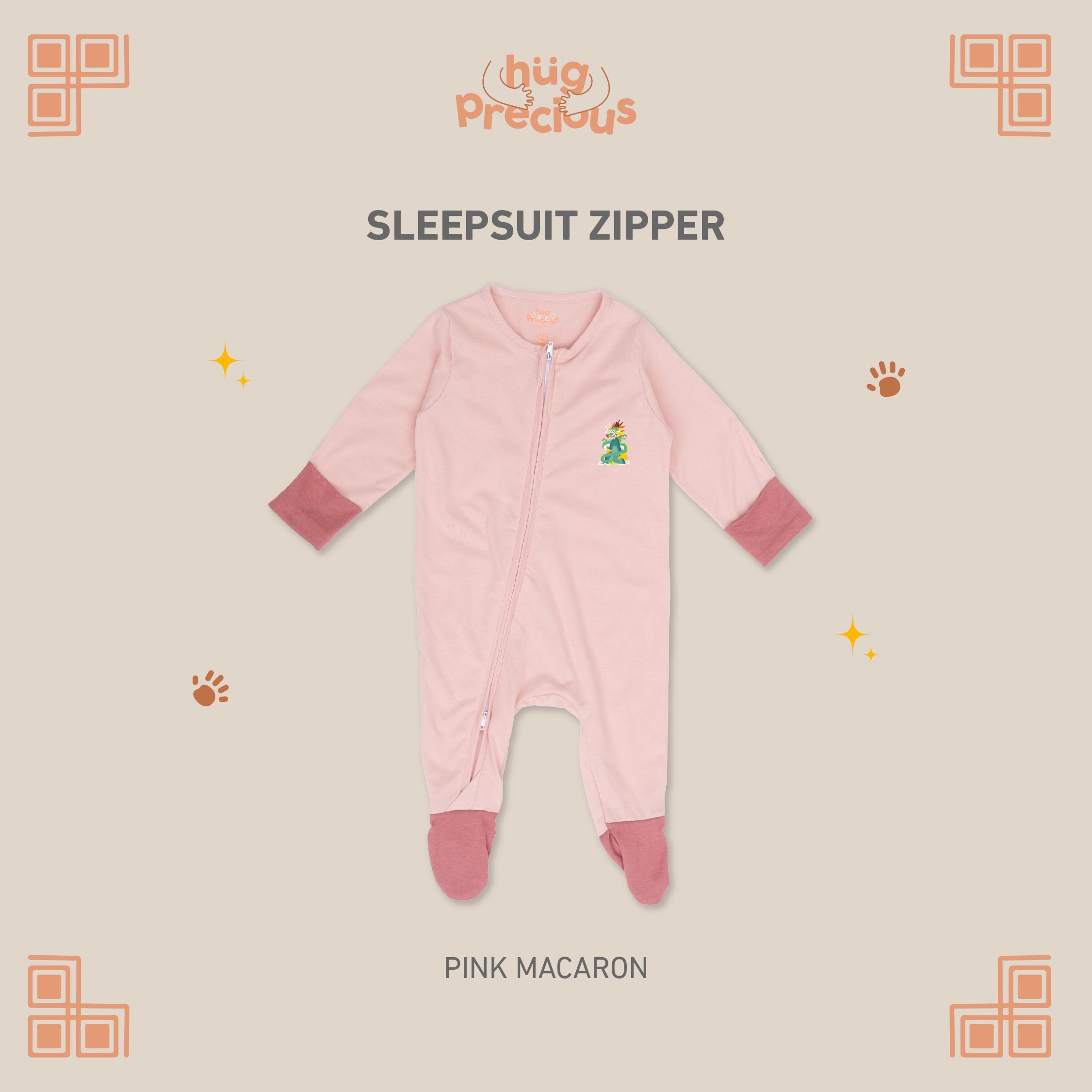 Sleepsuit Zipper LUSHEN Modal