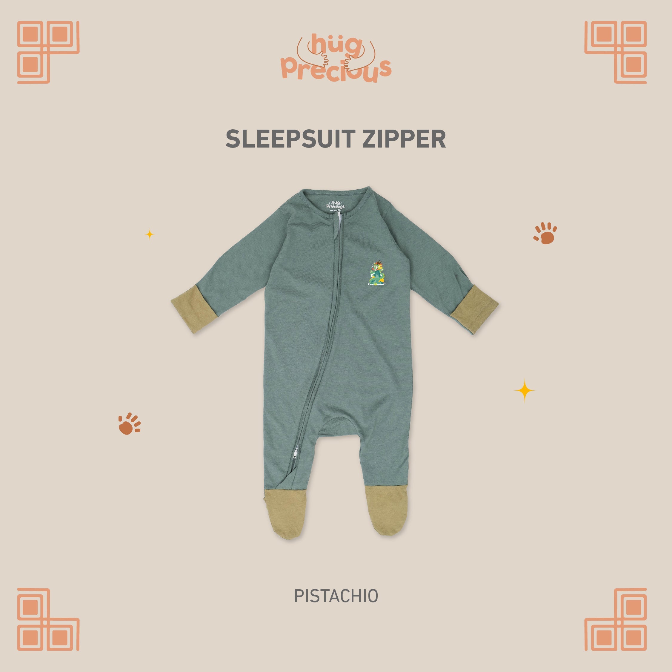 Sleepsuit Zipper LUSHEN Modal