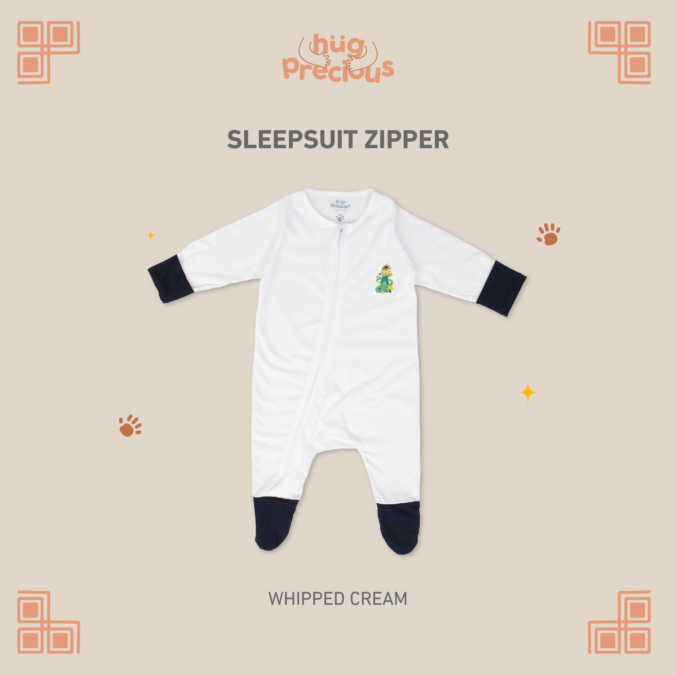 Sleepsuit Zipper LUSHEN Modal