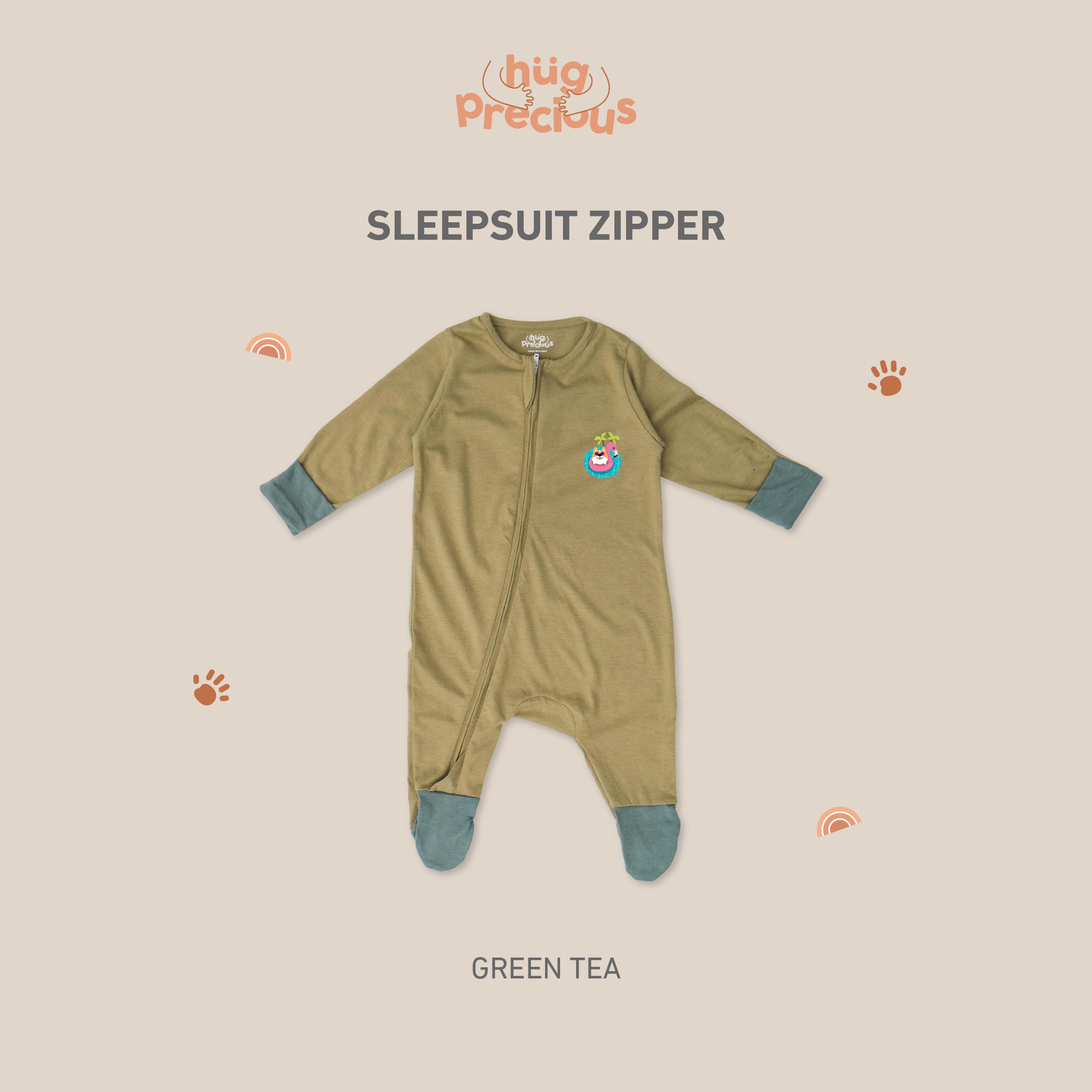 Sleepsuit Zipper SUMMER DOGGO Modal