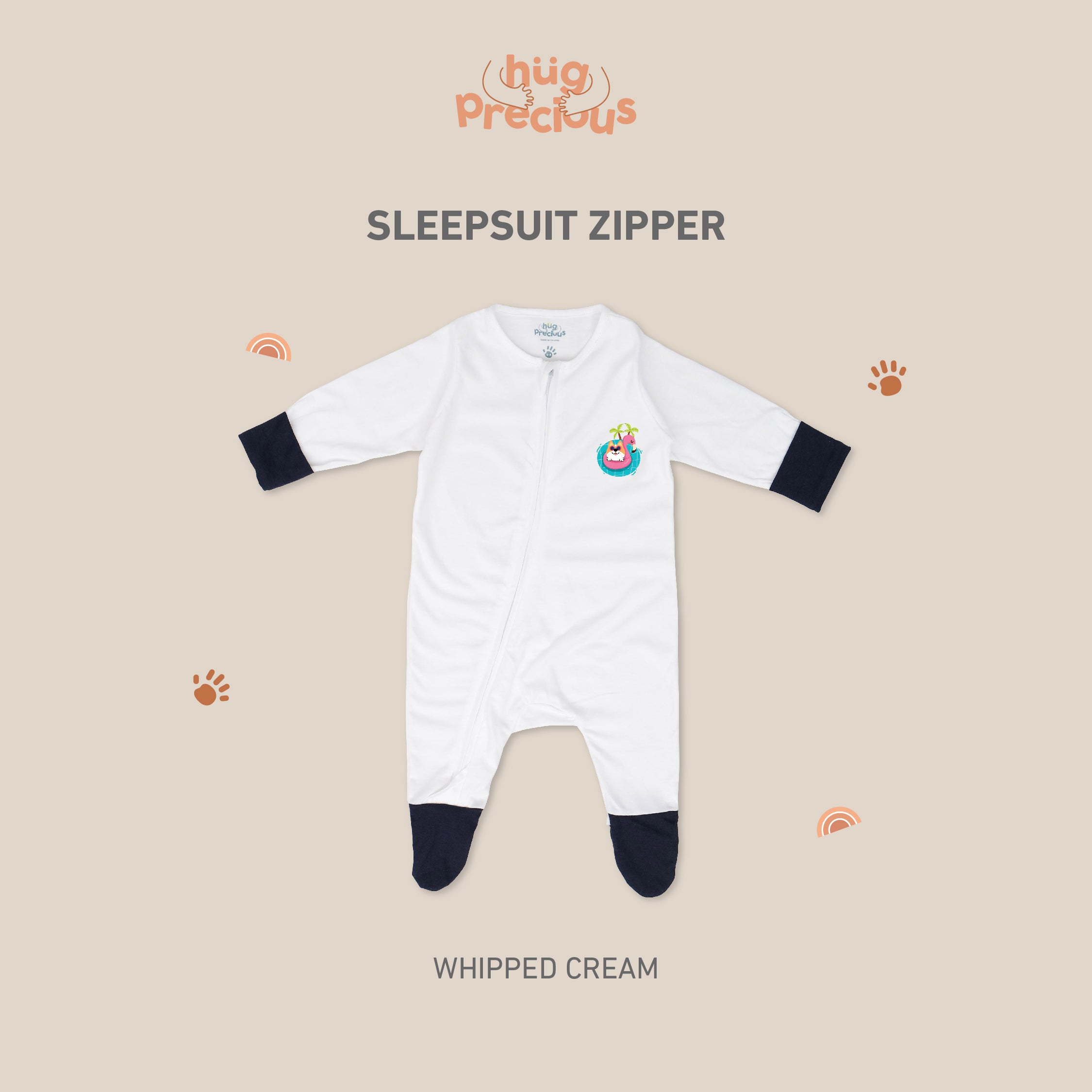 Sleepsuit Zipper SUMMER DOGGO Modal