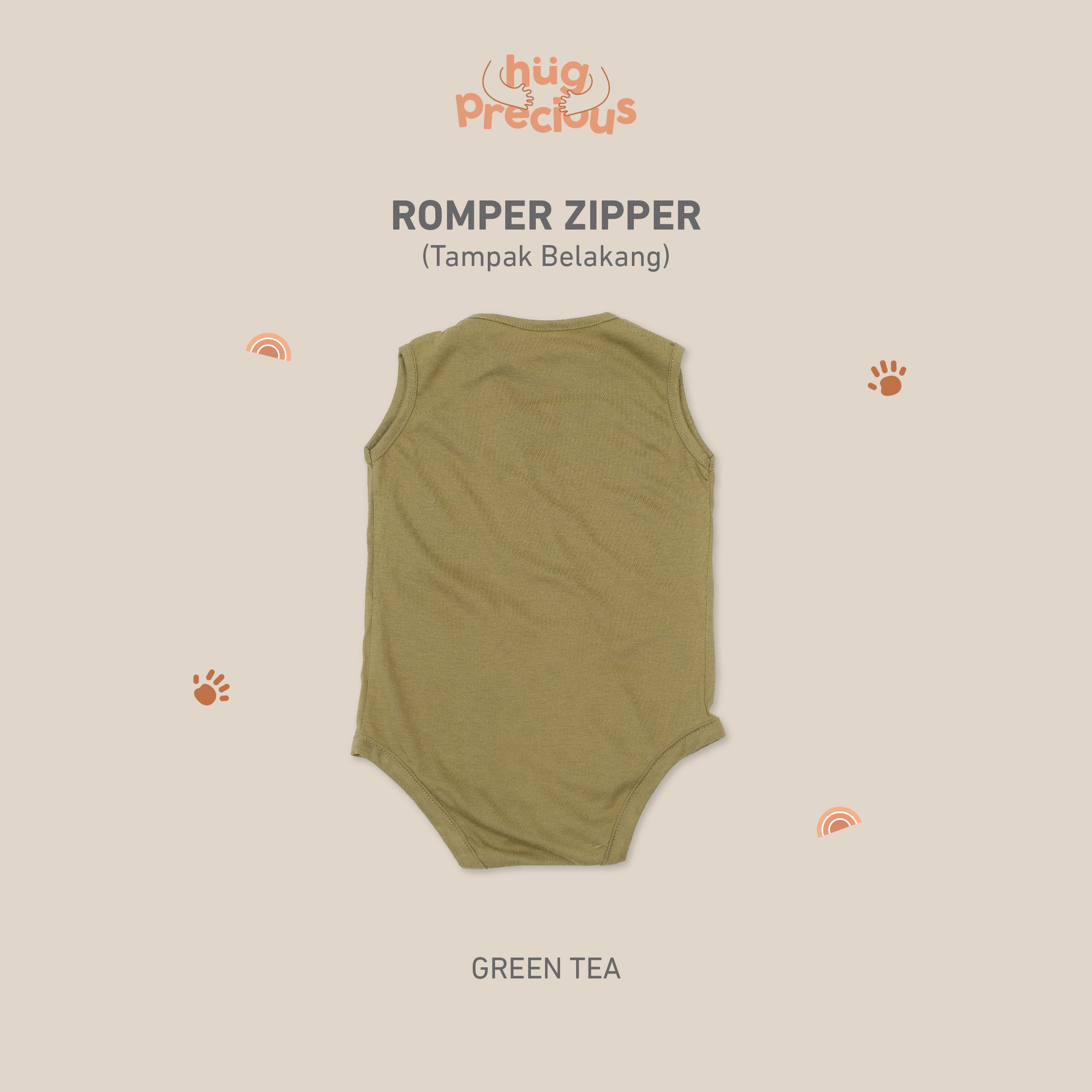 Romper Zipper SUMMER DUCK Modal