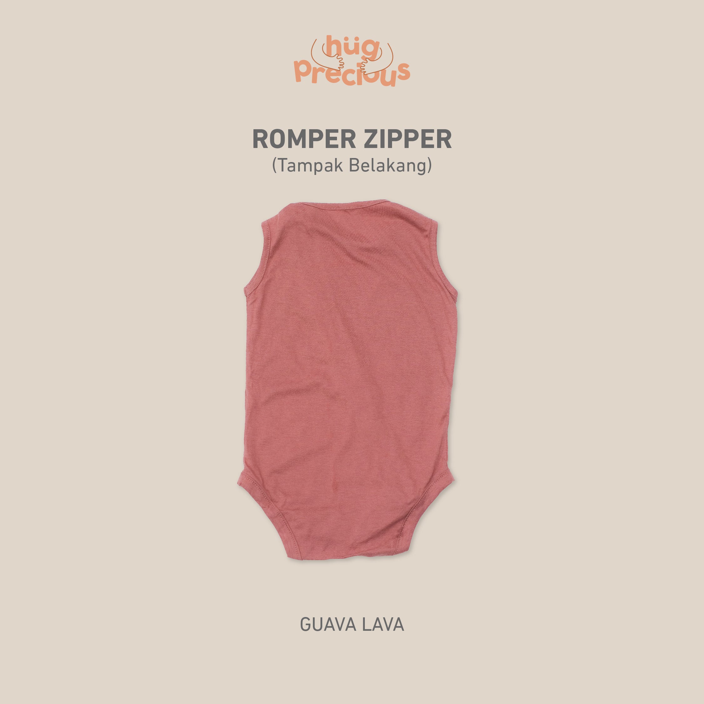 Romper Zipper SUMMER FRUITS Modal