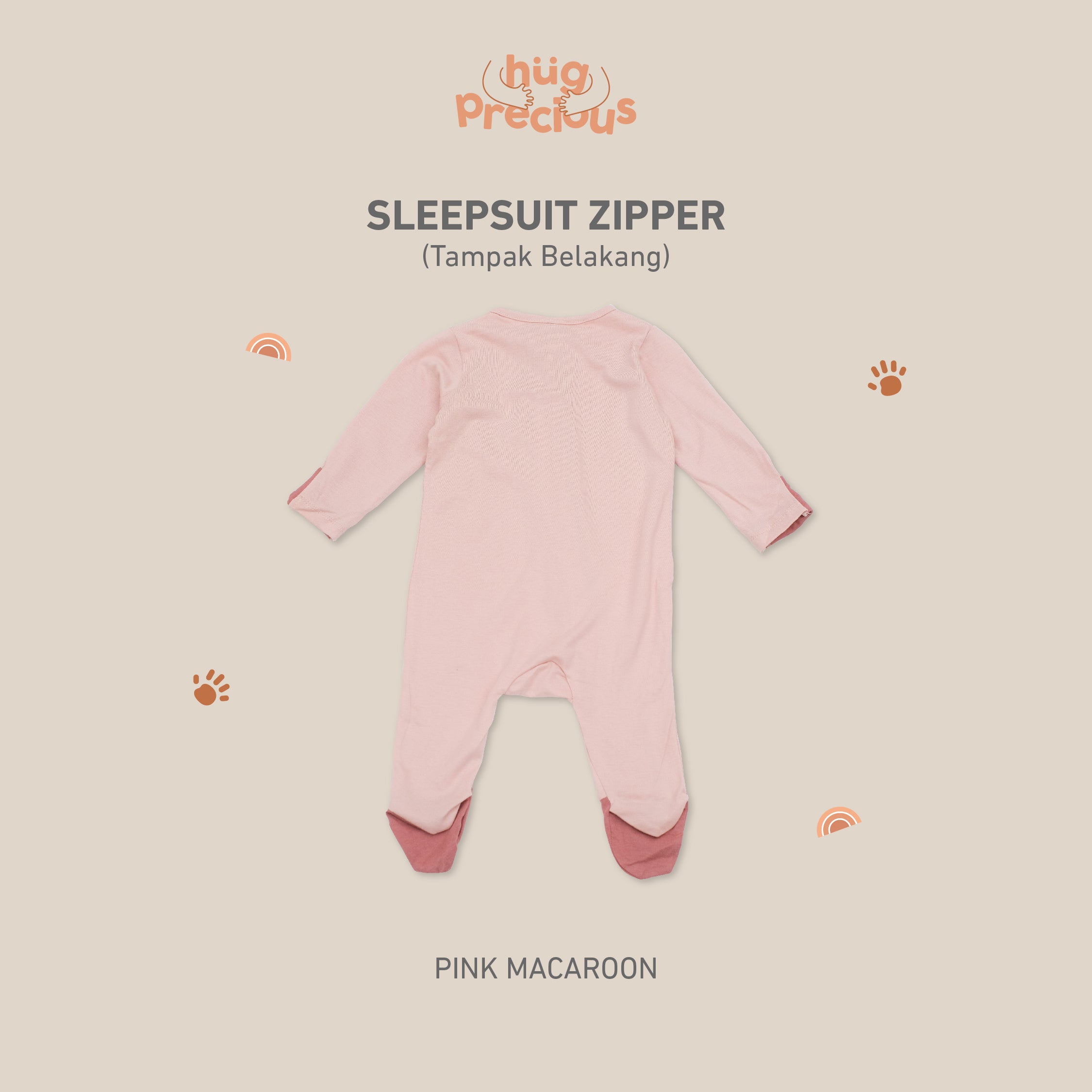 Sleepsuit Zipper SUMMER FRUITS Modal