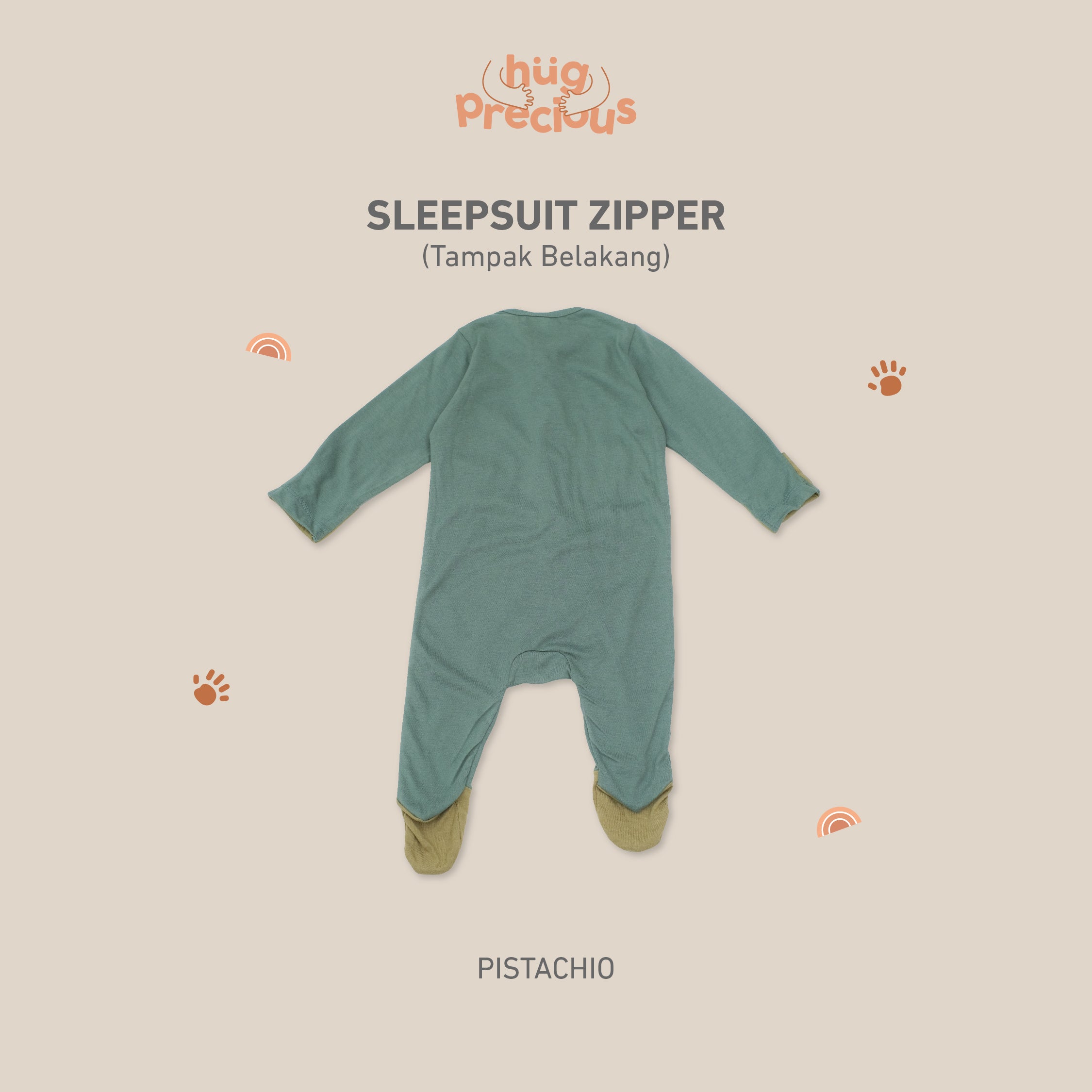 Sleepsuit Zipper SUMMER DOGGO Modal