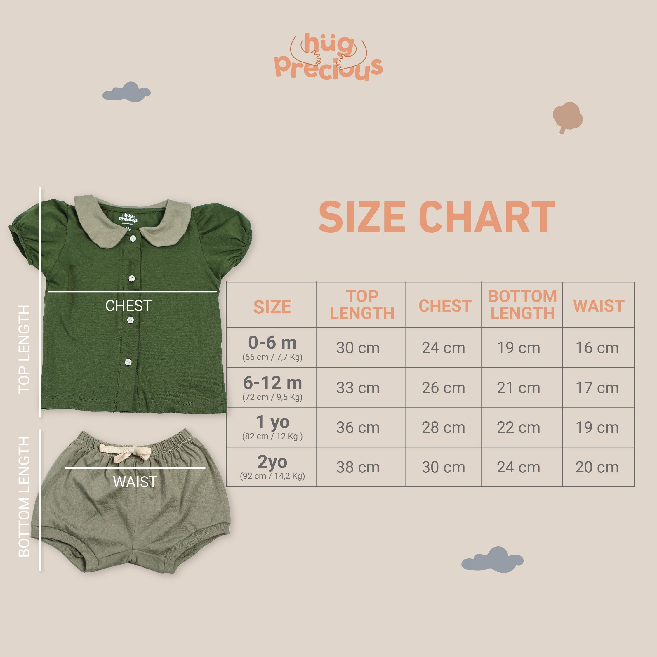 Short Playsuit YURI SET Modal Cotton Ramadan Collection
